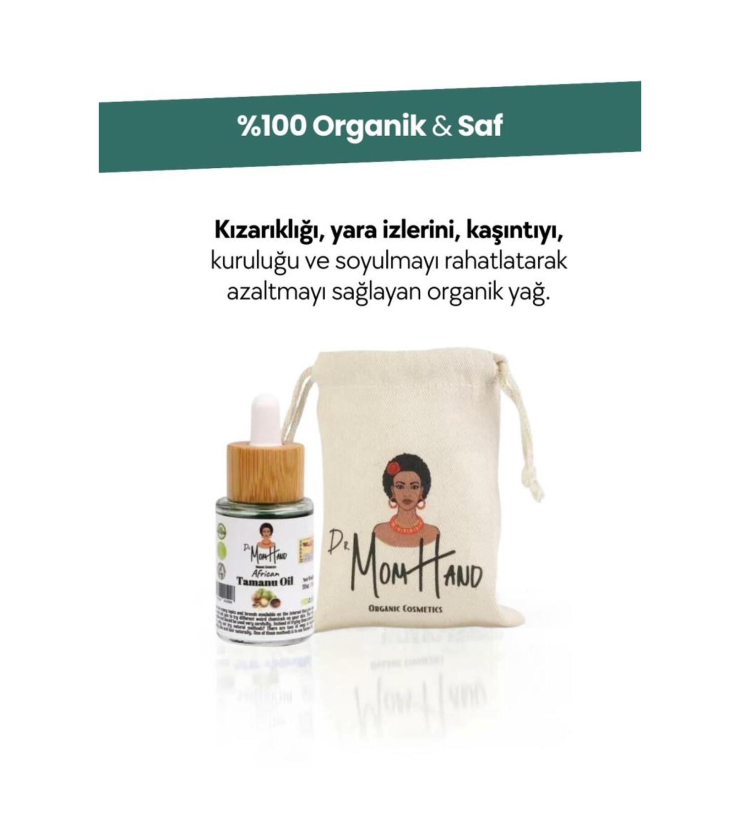 Dr. Mom Hand Organic Tamanu Oil (ECZEMA HERPS ACNE) 0 Pure Cold Pressed 30ml - Buy Online on GoSupps.com