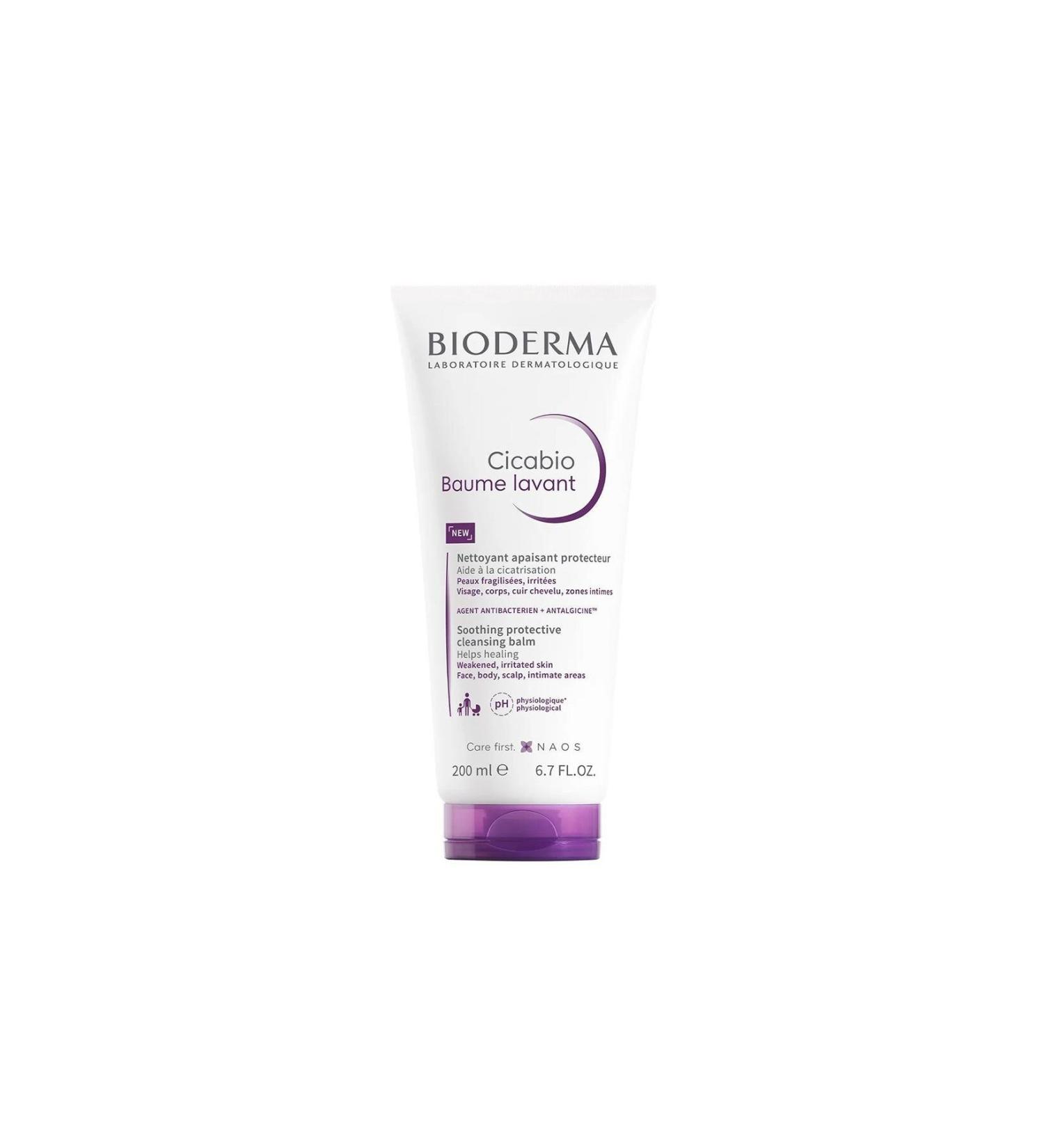 Bioderma Cicabio Cleansing Balm Suitable for Face Body Scalp and Private Area Use 200ml