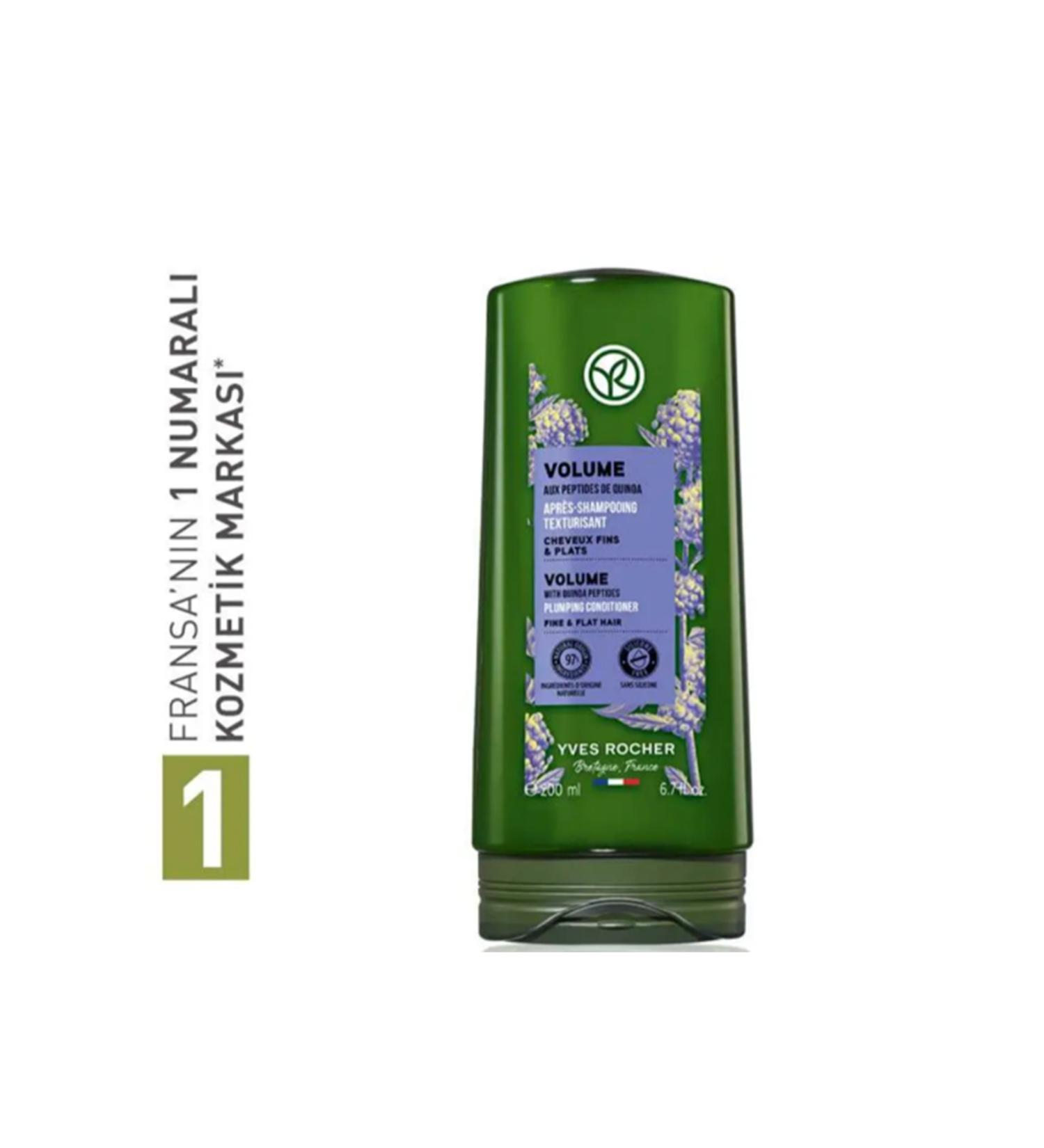 Yves Rocher Volumizing Conditioner - Fine Hair / Volume Quinoa peptides and Agave 200 ml - Buy Online on GoSupps.com