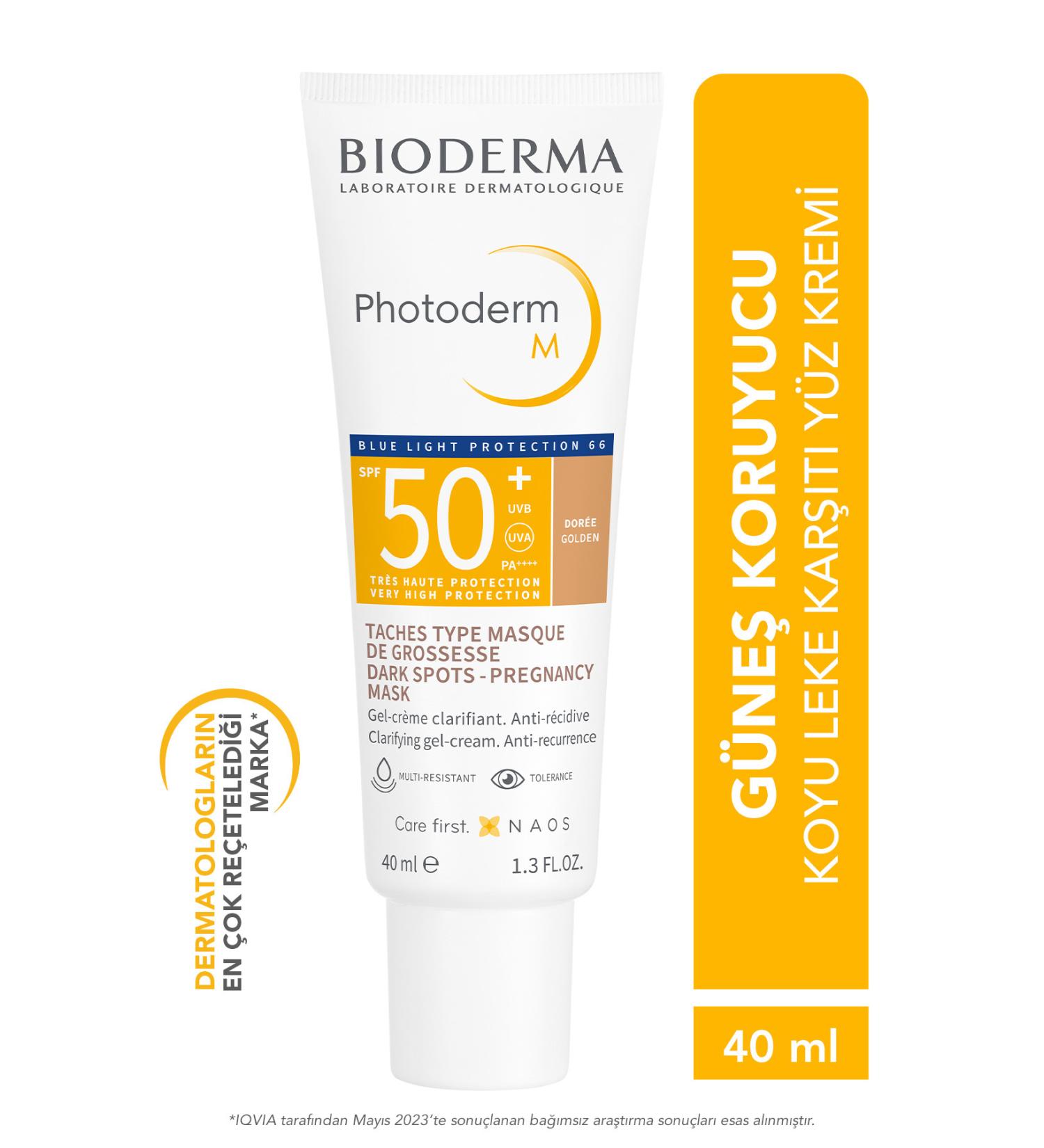 Bioderma PHOTODERM M GOLDEN SPF50+ SK N BR GHTEN NG HIGH PROTECTION COLORED FACE SUN CREAM 40 ML PSSN1747 - Buy Online on GoSupps.com