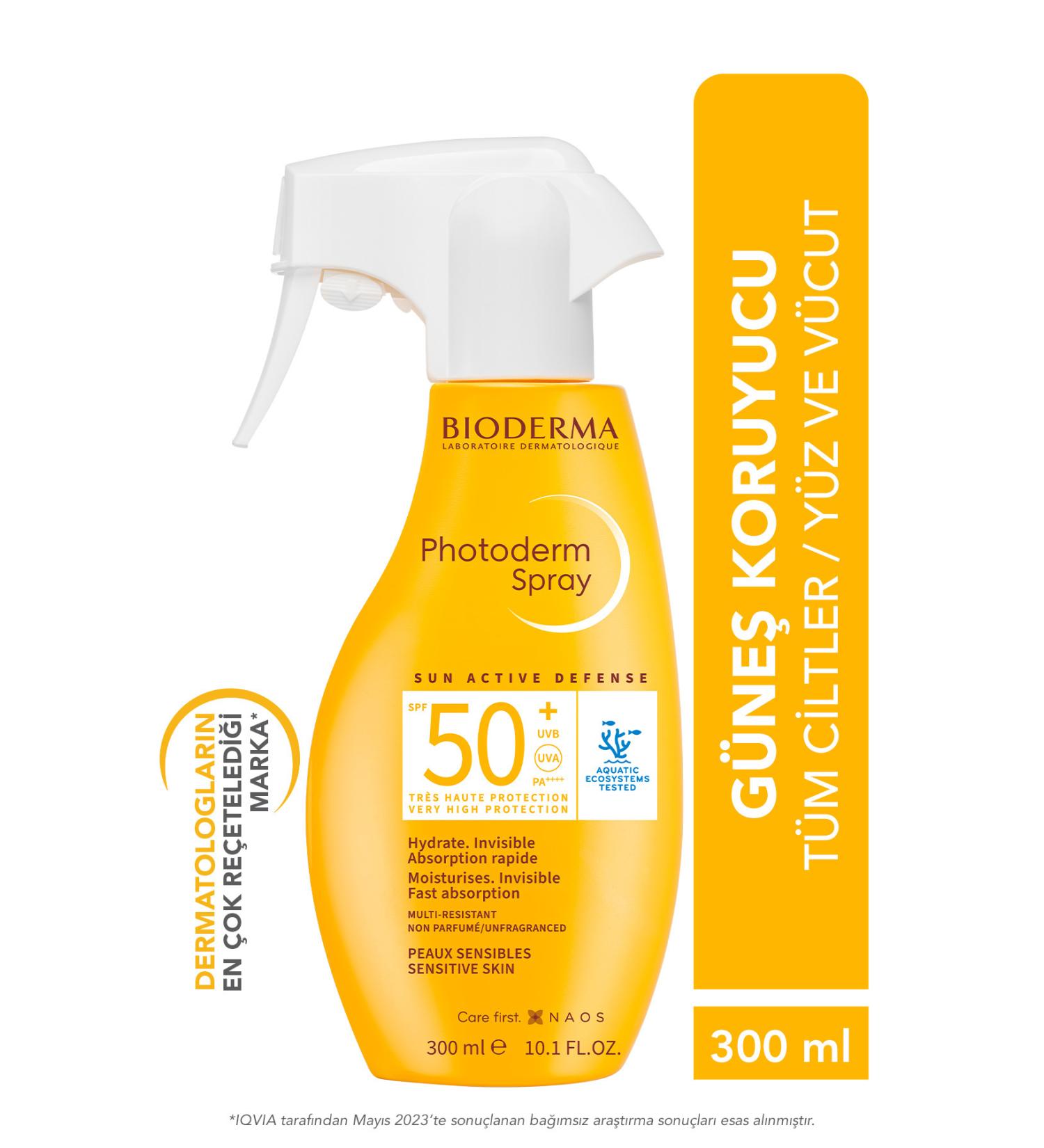 Bioderma PHOTODERM SPRAY SPF50+ BR GHTENING FAMILY FOR YOU HIGH PROTECTION SUNSCREEN SPRAY 300 ML PSSN1847 - Buy Online on GoSupps.com