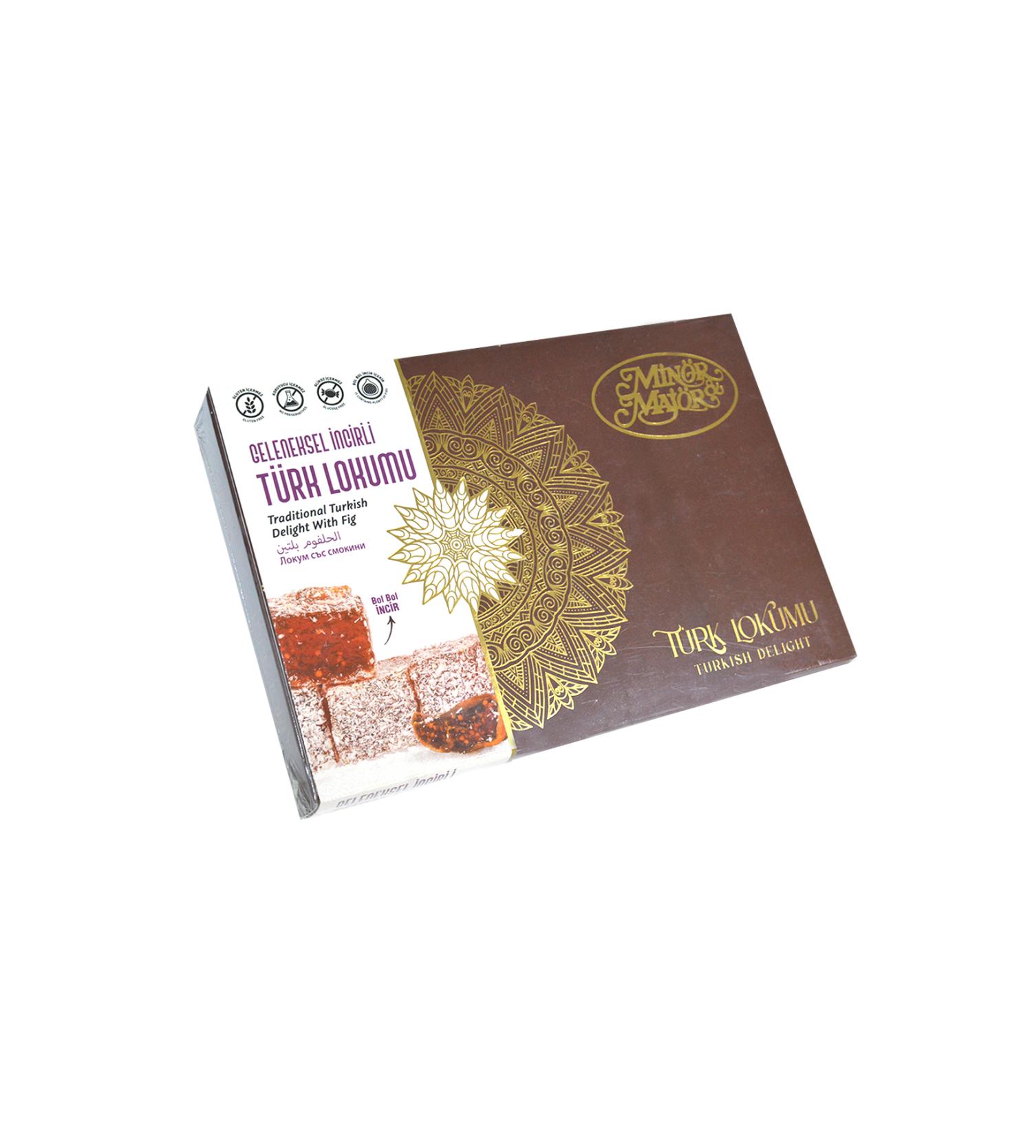 Minteks FIG TURKISH DELIGHT 350 GR MINOR & MAJOR TURKISH DELIGHT KL008 M&M