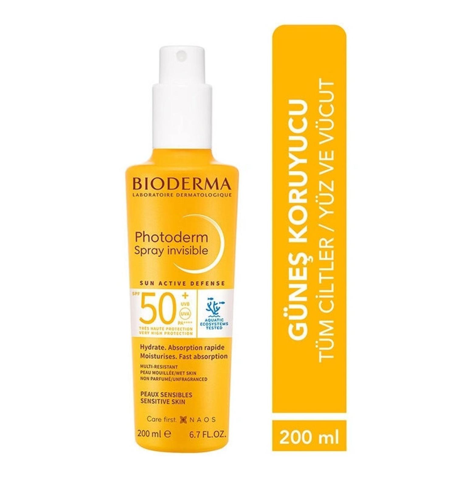 Bioderma PHOTODERM SPF50 MOISTURIZING SUNSCREEN SPRAY 200 ML PSSN1849