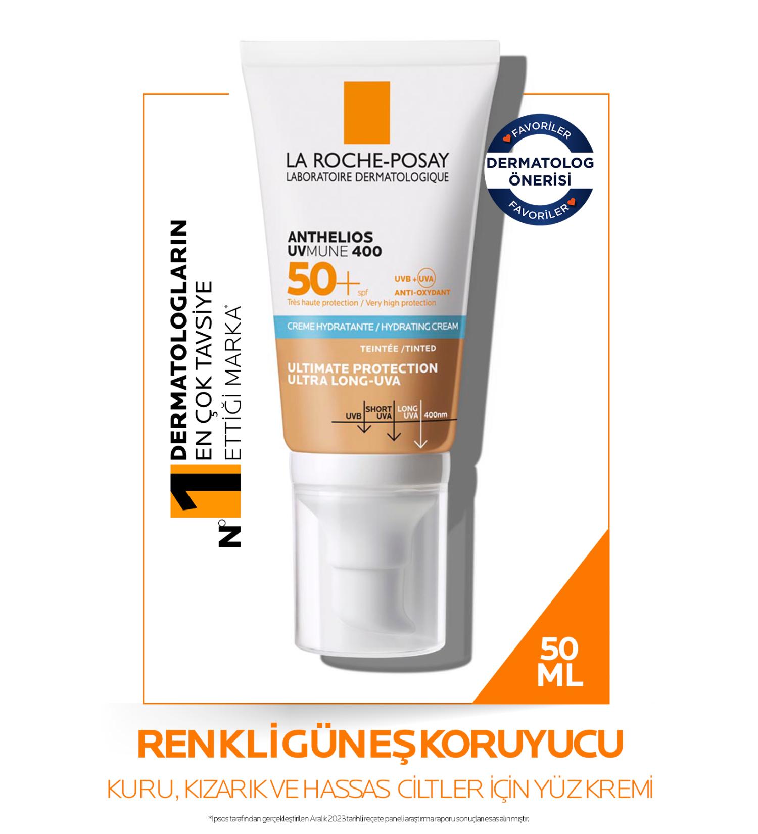 La Roche Posay ANTHEL OS UVMUNE SPF50+ SUN CREAM 50 ml | COLOURFUL PSSN1683