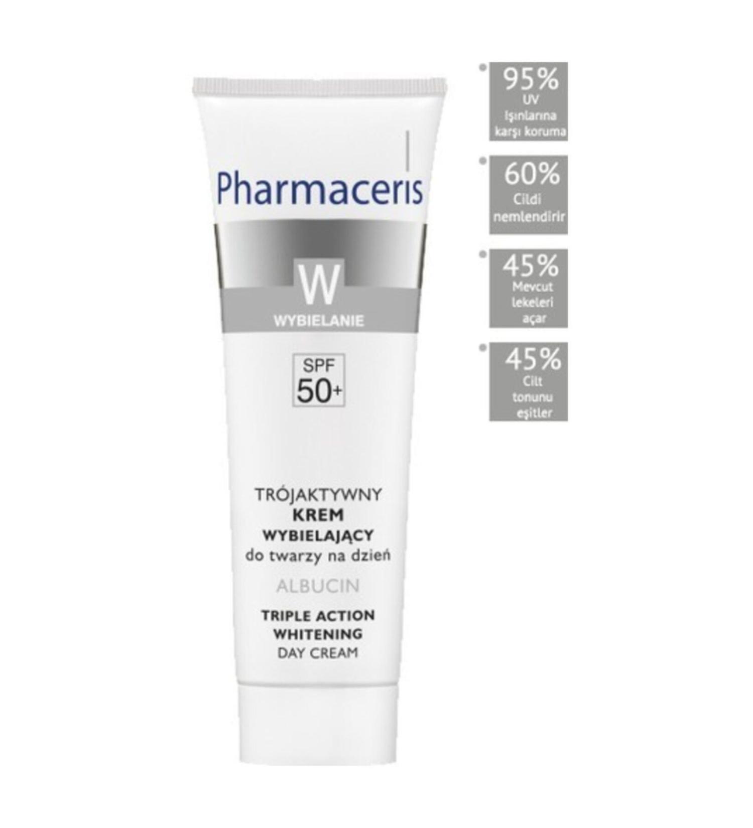 Pharmaceris ALBUC N TRIPLE ACTION SK N LIGHTENING CREAM BLEMISH SK N SUNSCREEN PSSN1708