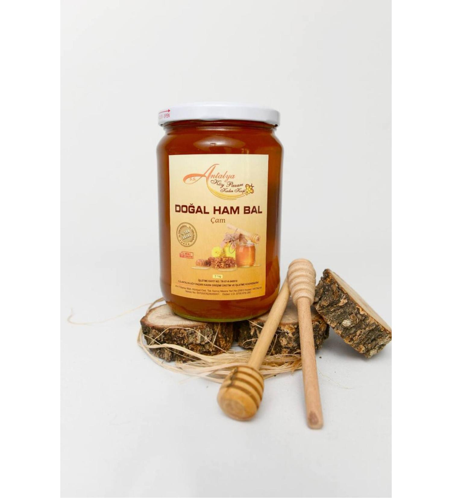 ANTALYA VILLAGE MARKET WOMEN'S COOP Pine Honey 1 Kg (Raw Honey)