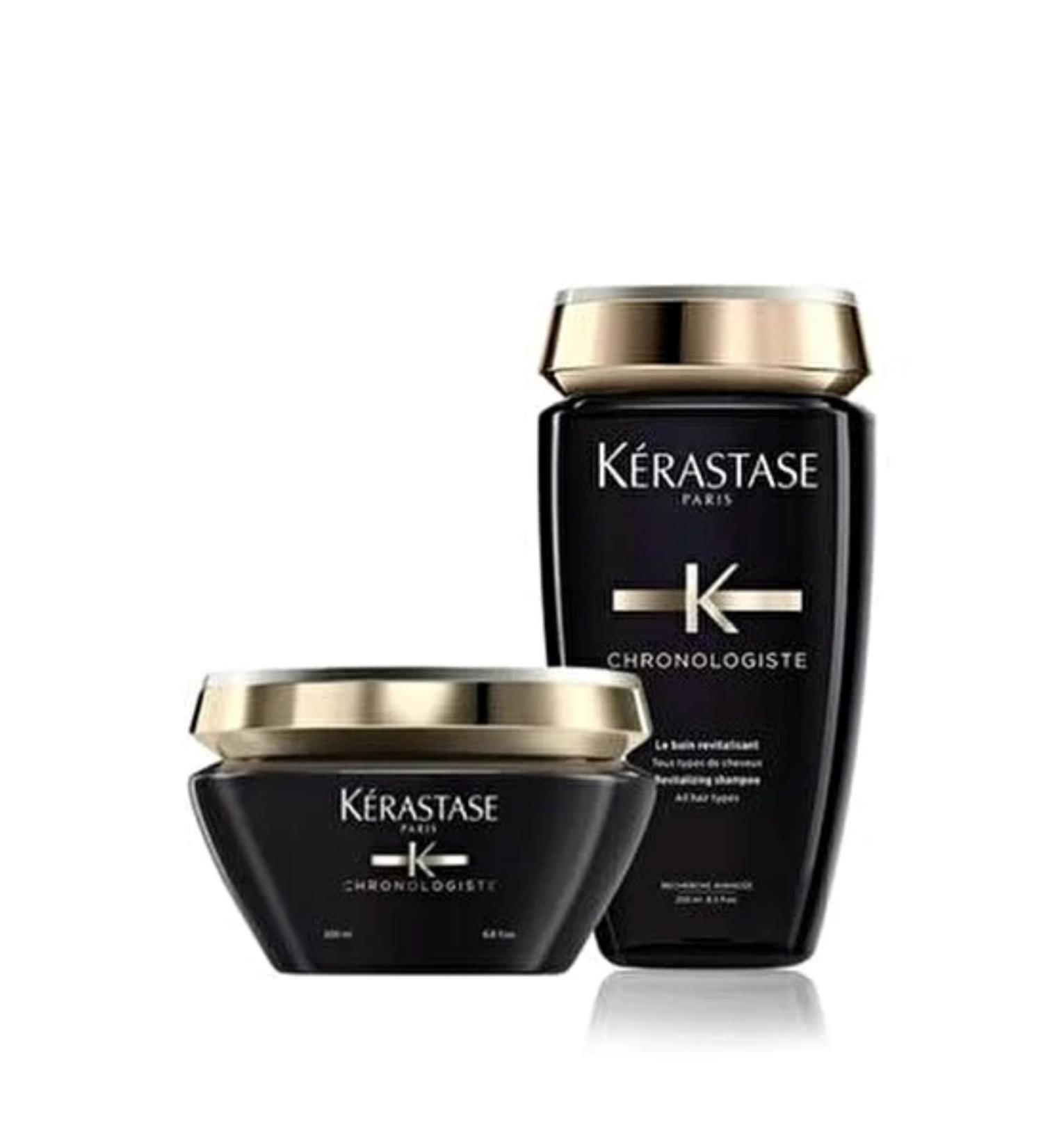 Kerastase Chronologiste Bain Regenerant Purifying and Revitalizing Shampoo and Mask Set CYT59746464