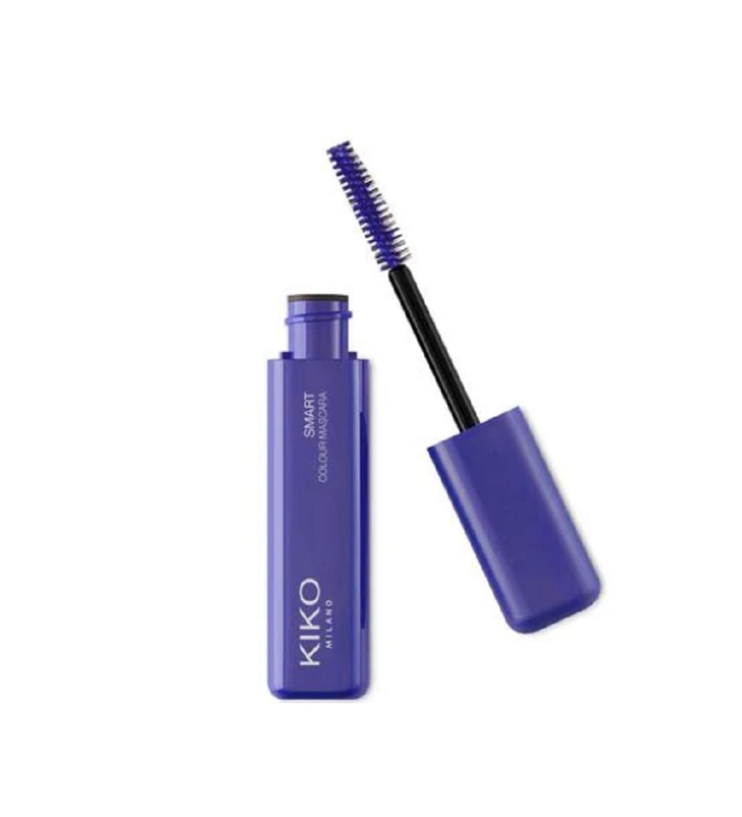 KIKO Smart Colour Mascara 02 Electric Blue Panoramic volume effect colour mascara - Buy Online on GoSupps.com