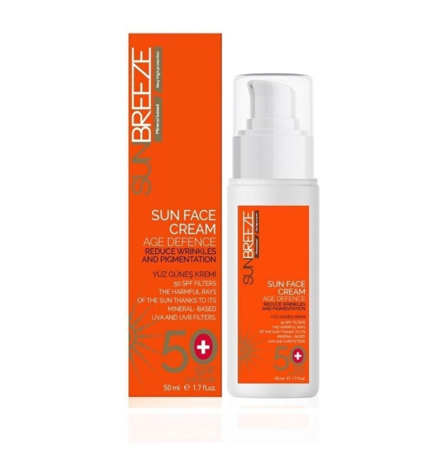 SUN BREEZE Spf 50 Sun Cream 50 ml - Age Protection