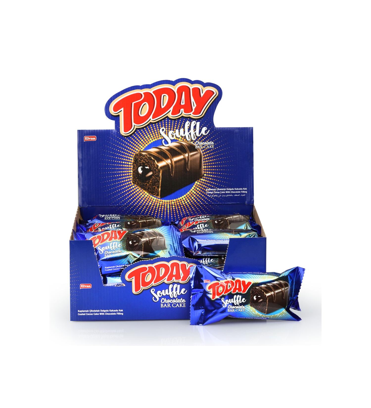 Elvan Today Souffle Barcake 45 Gr. 24 Pieces (1 BOX) - Buy Online on GoSupps.com