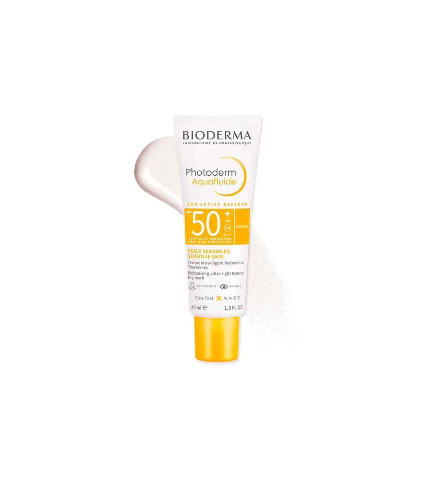 Bioderma Photoderm Aquafluide SPF50 Anti-Shine Care Fluid Texture Face Sun Cream 40ml