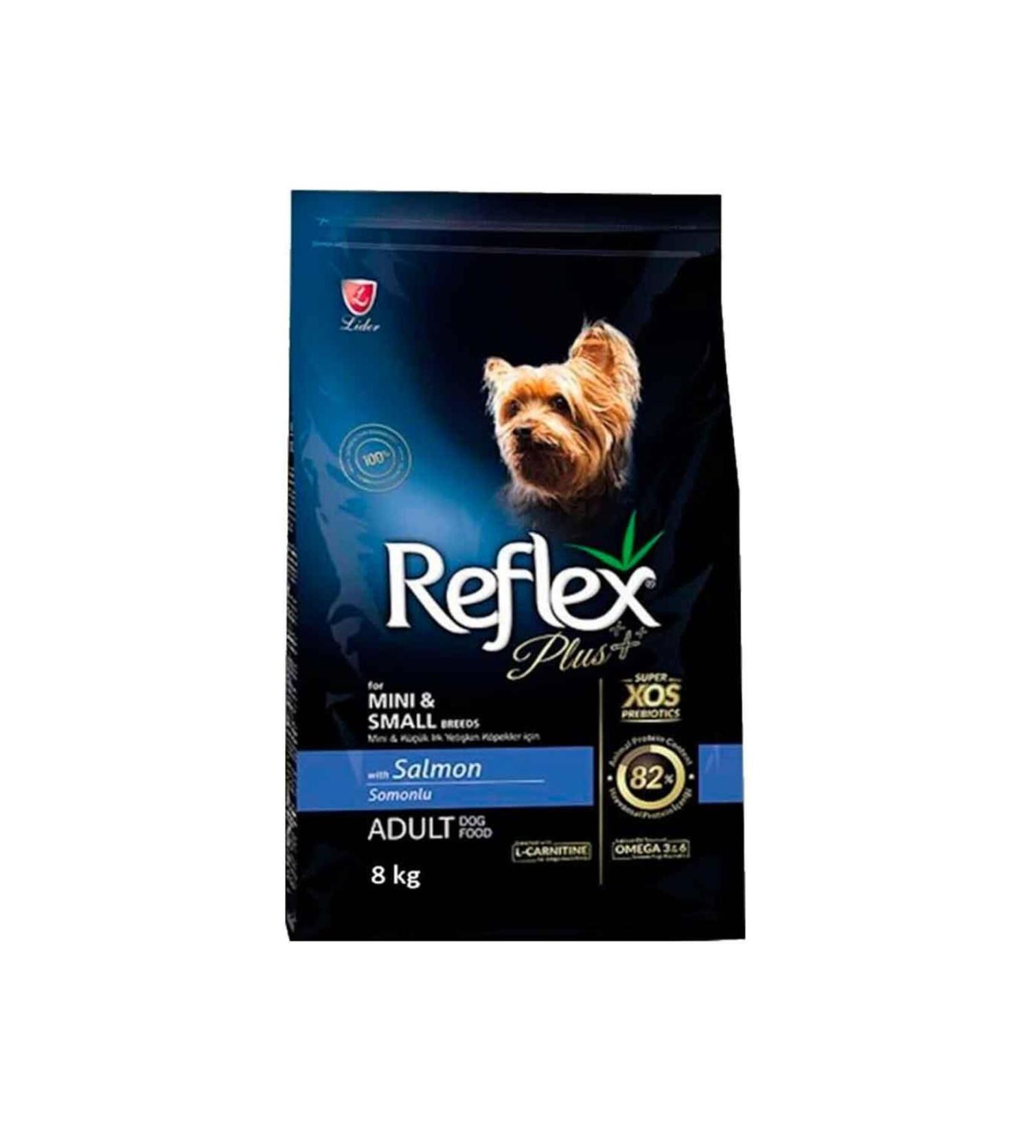 Reflex Plus Small Mini Breed Adult Dog Food with Salmon 8 Kg