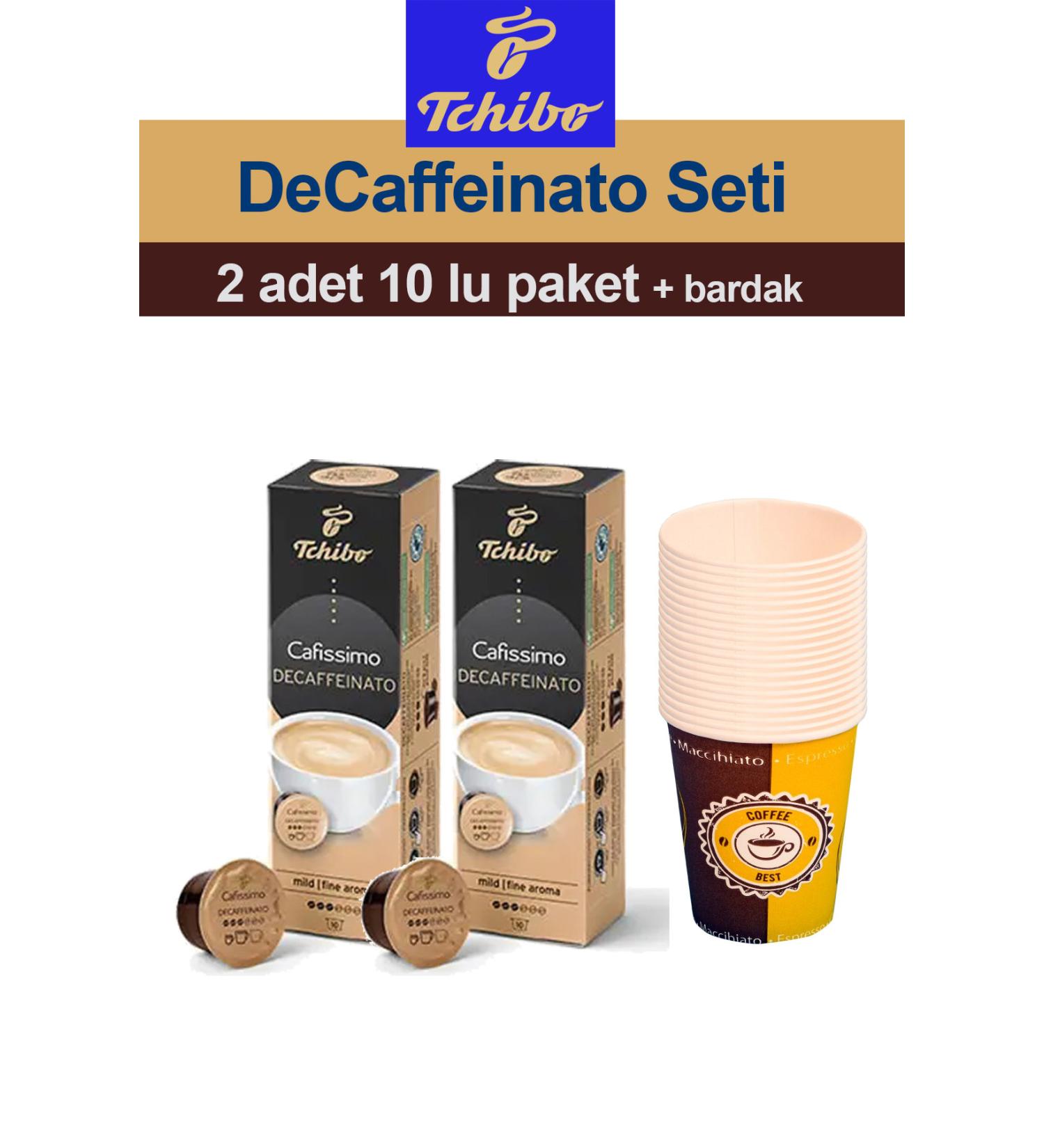 Tchibo Cafissimo Caff Crema Decaffeinato 2x10 Coffee Capsules