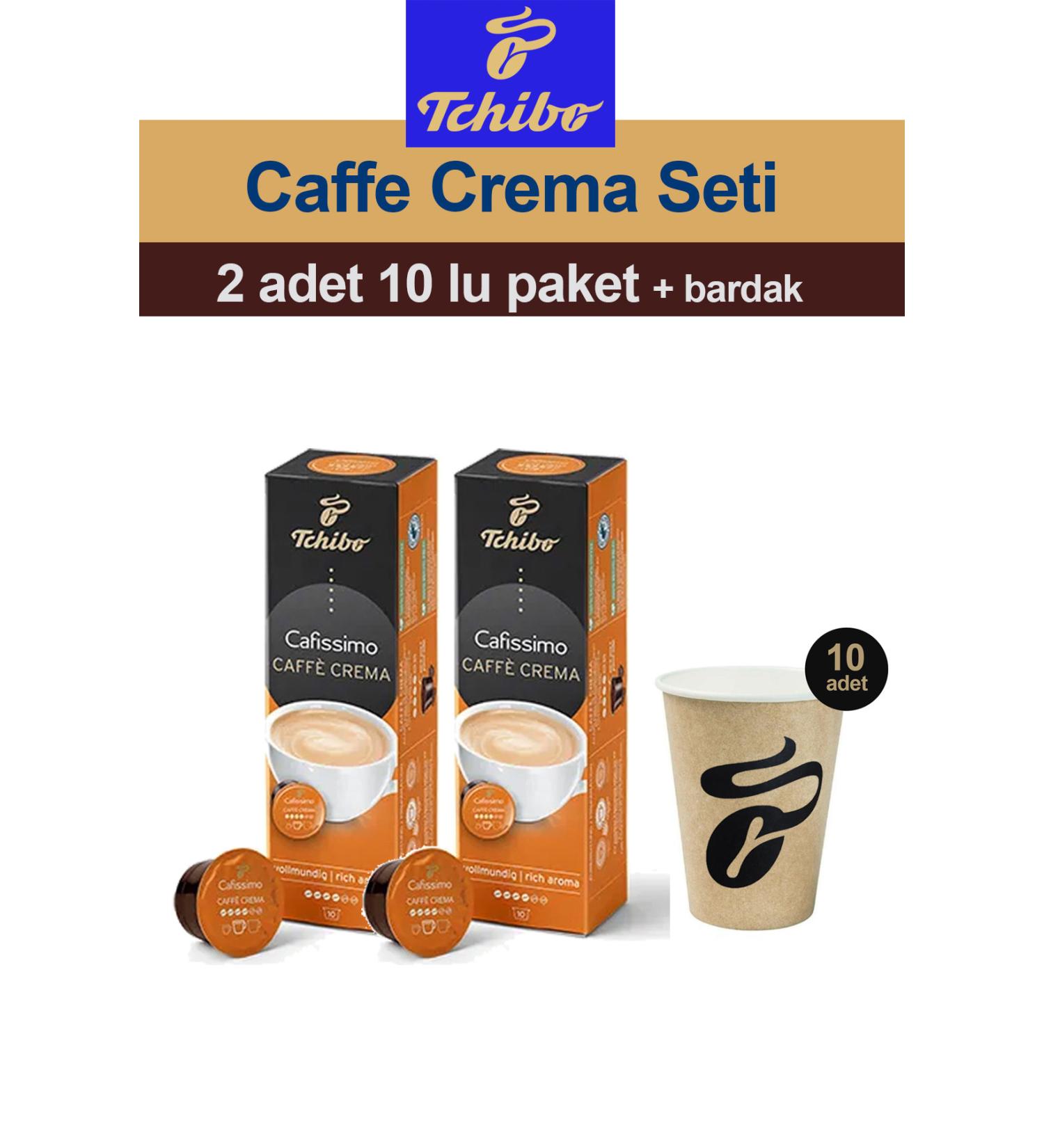 Tchibo Cafissimo Caff Crema Rich Aroma 2x10 Capsule Coffee Tchibo Cup - Buy Online on GoSupps.com