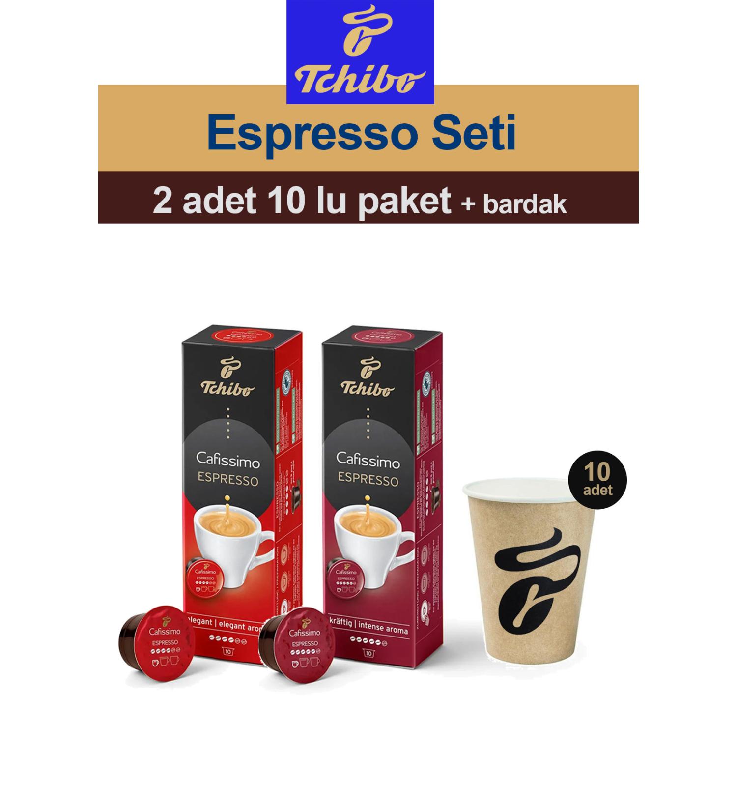 Tchibo Cafissimo Espresso Elegant Intense Aroma 2x10 Capsule Coffee Tchibo Cup