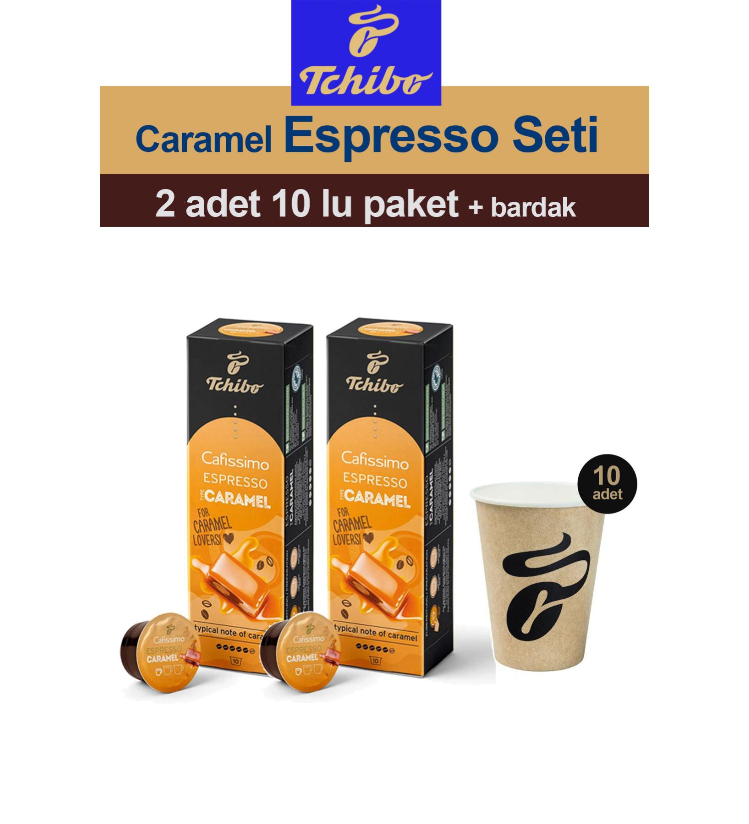 Tchibo Cafissimo Espresso Caramel 2x10 Capsule Coffee Tchibo Cup