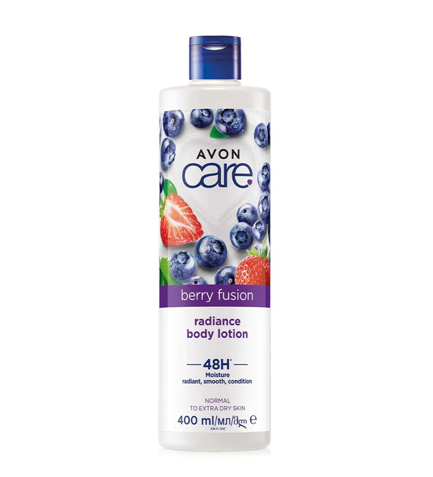 Avon Care Blueberry and Strawberry Extract Hand Face and Body Cream 400 Ml.