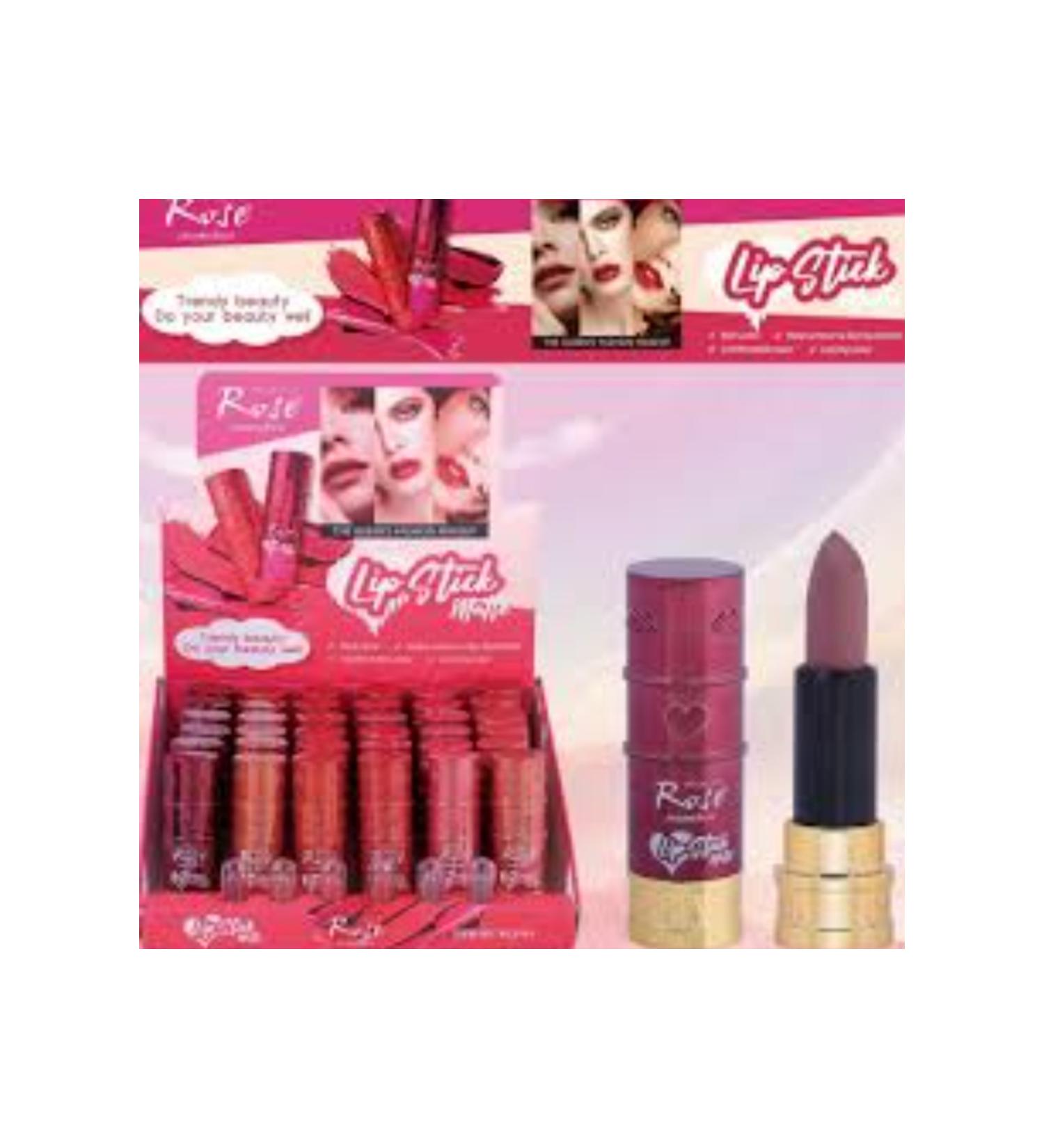 Rose Matte Lip Stick Lip Gloss