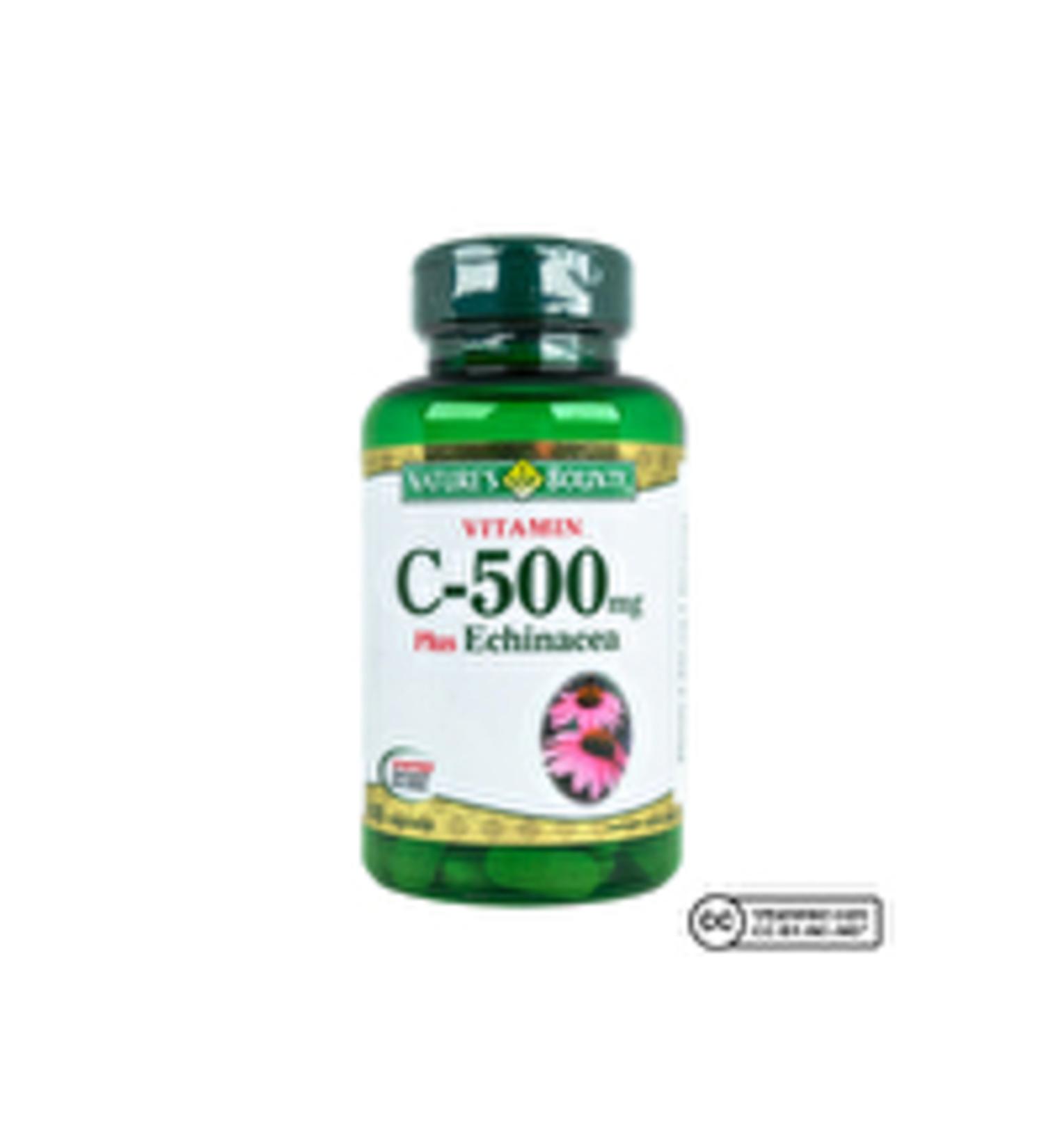 Nature's Bounty Vitamin C With Echinacea 500 Mg 100 Tablets (1 PC)