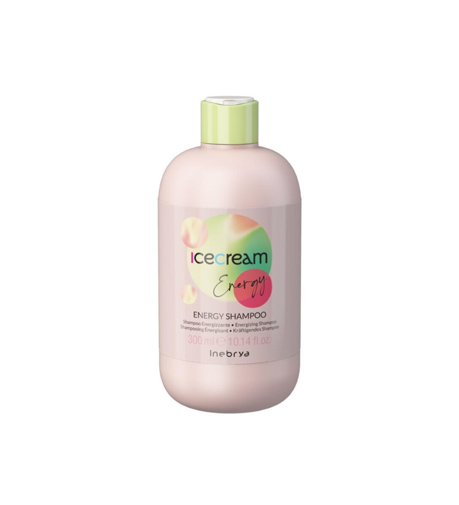 Inebrya Ice Cream Energizing Shampoo - Volume Shampoo for Fine Hair 300ml/10.14fl.oz-56sd656