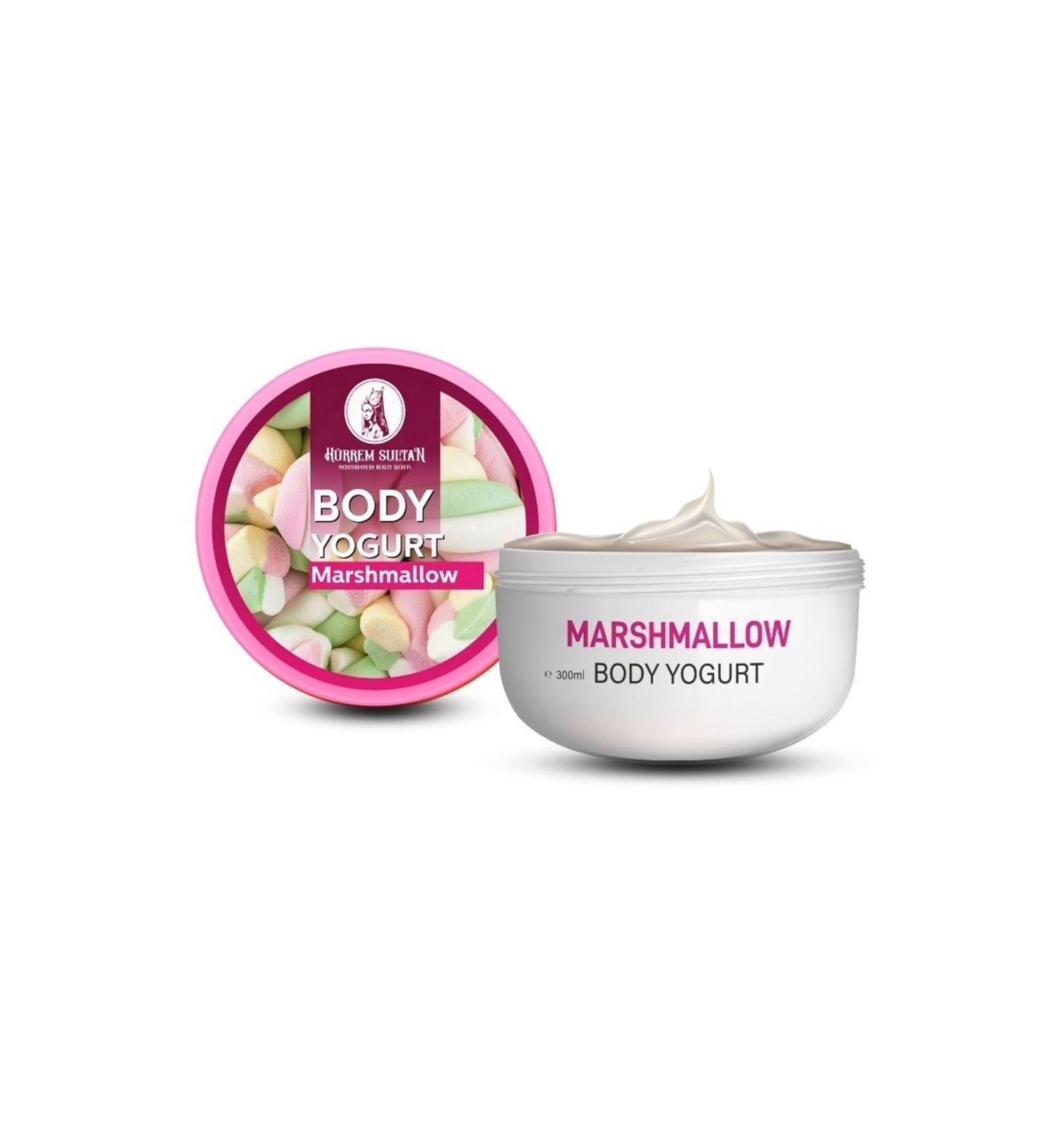 Hurrem Sultan Moisturizing and Relaxing Marshmallow Body Yogurt 300 ML - Buy Online on GoSupps.com