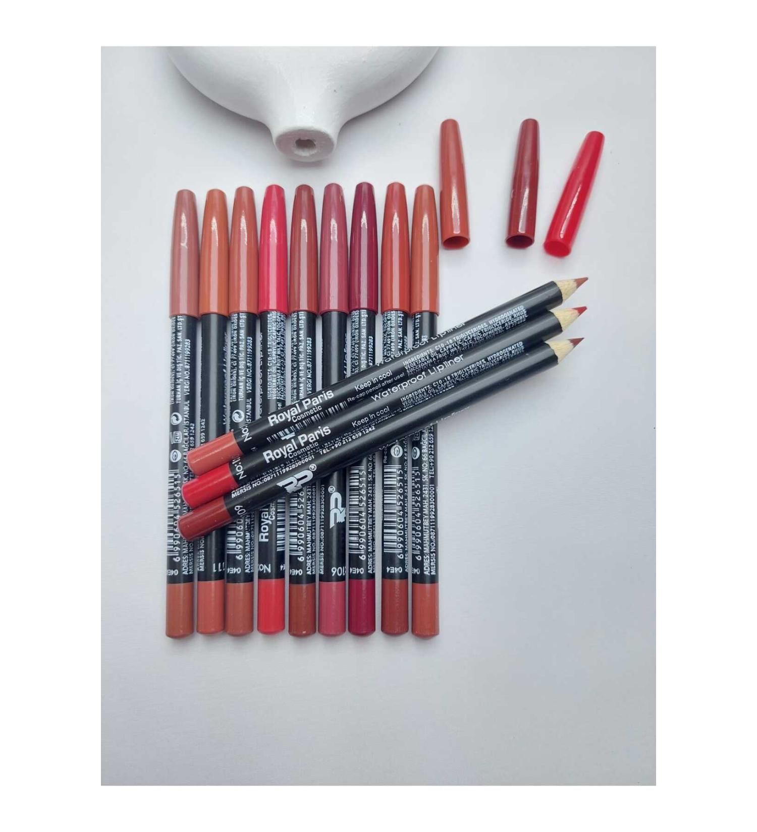 SEVRU 12 Color Waterproof Lipliner Lip Pencil Set of 12 - Buy Online on GoSupps.com