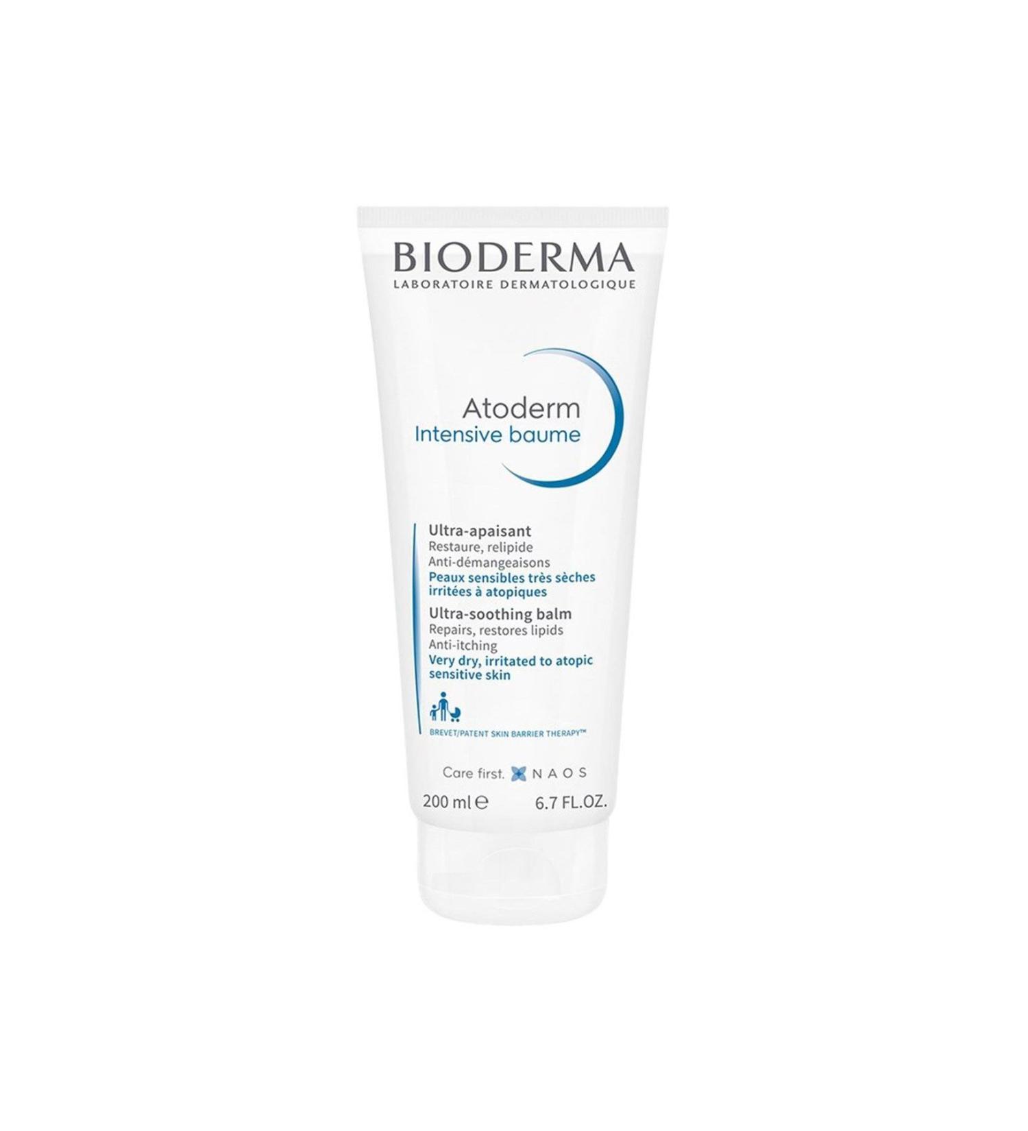 Bioderma Atoderm Intensive Balm Moisturizing Care Cream for Very Dry and Atopic Skin 200ml