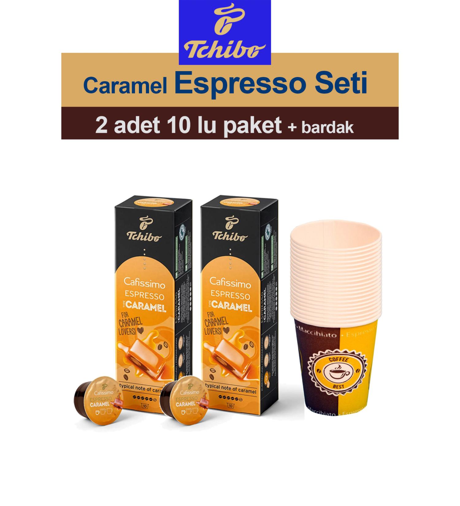 Tchibo Cafissimo Espresso Caramel 2x10 Capsule Coffee - Buy Online on GoSupps.com