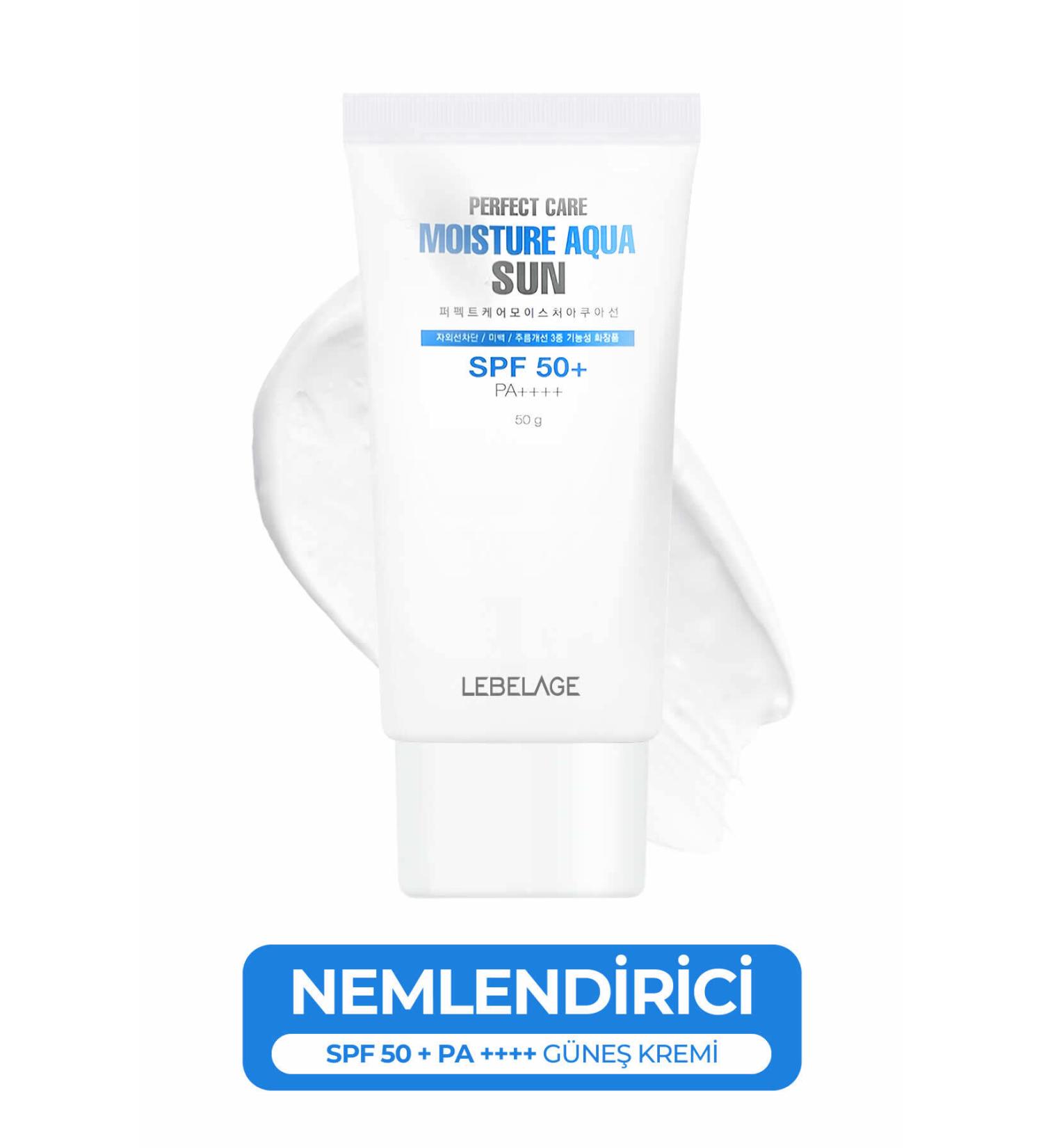LEBELAGE Water Based Moisturizing Sun Cream Perfect Care Moisture Aqua Sun Cream Spf 50 Pa