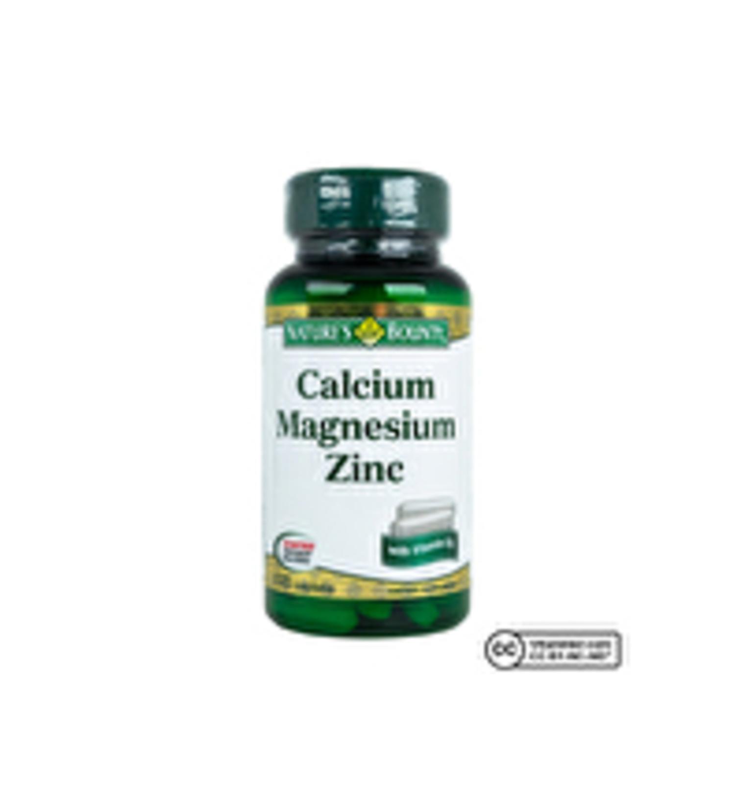 Nature's Bounty Calcium Magnesium Zinc 100 Tablets (1 PIECE)