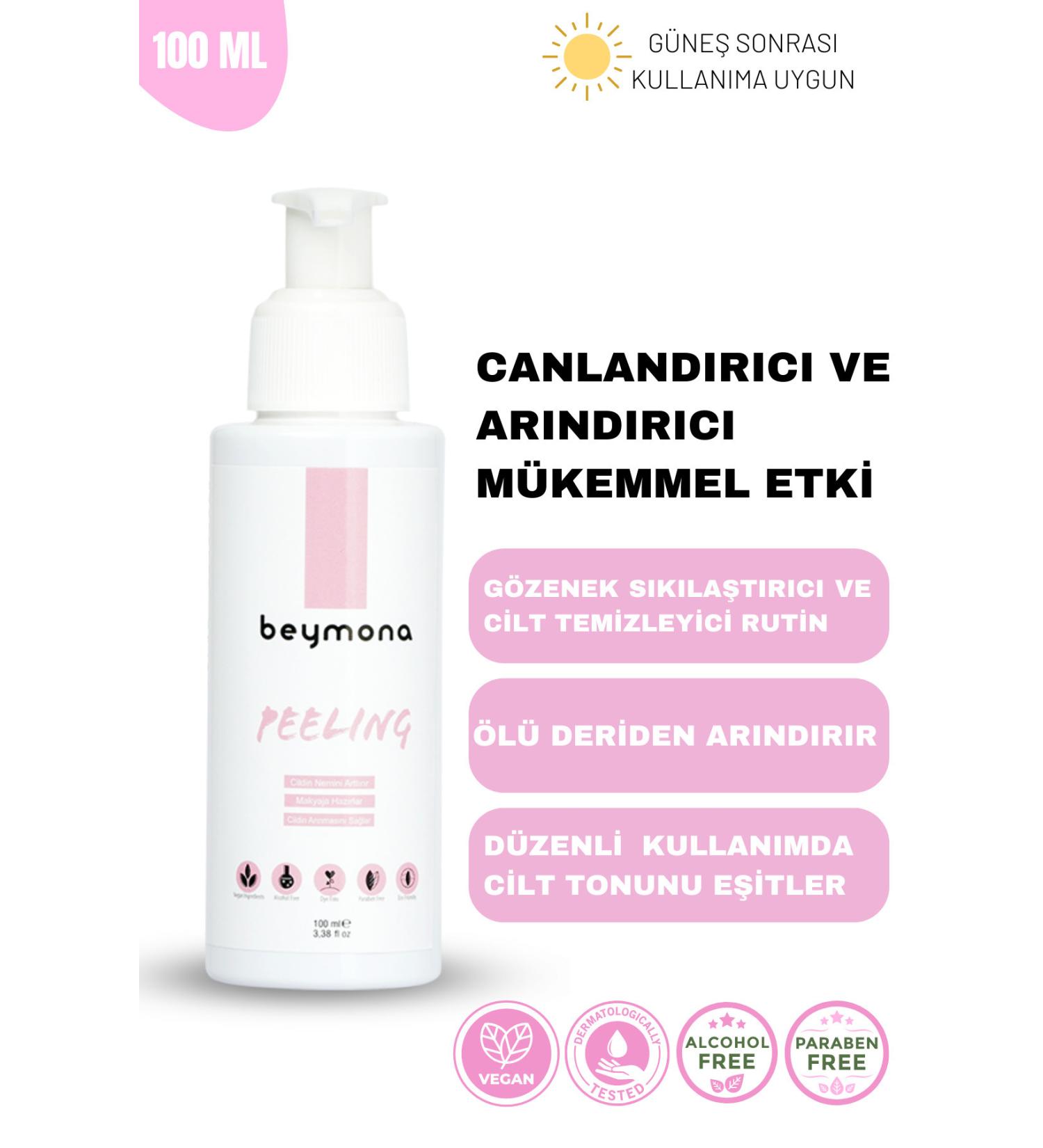 beymona Apricot Kernel Extract Revitalizing Moisturizing and Exfoliating Facial Peeling 100ml - Buy Online on GoSupps.com