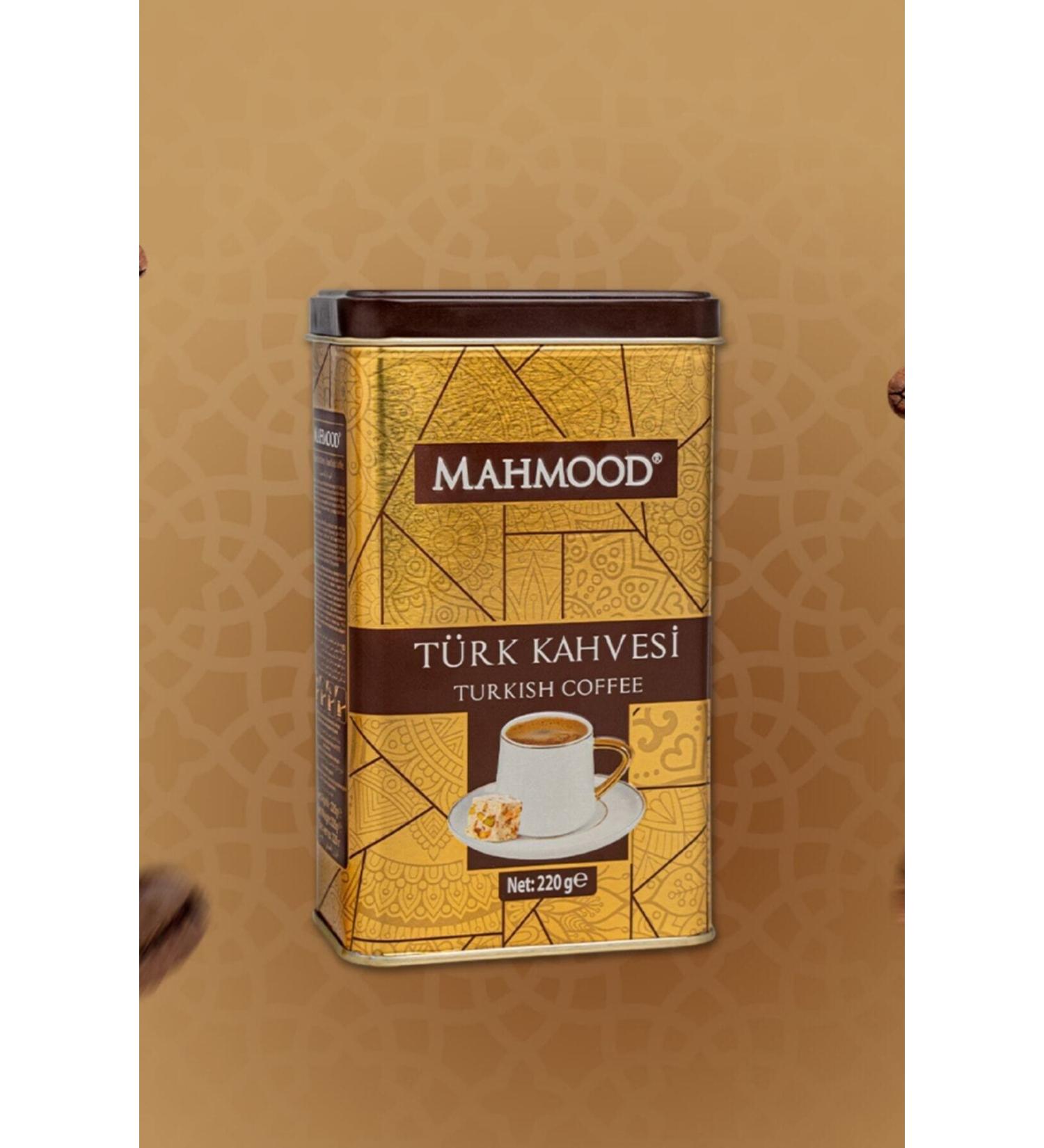 Mahmood Medium Roast Turkish Coffee Metal Box 220 gr - Buy Online on GoSupps.com