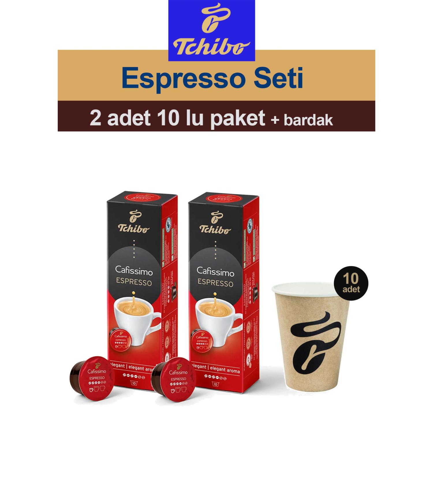 Tchibo Cafissimo Espresso Elegant Aroma 2x10 Capsule Coffee Tchibo Cup