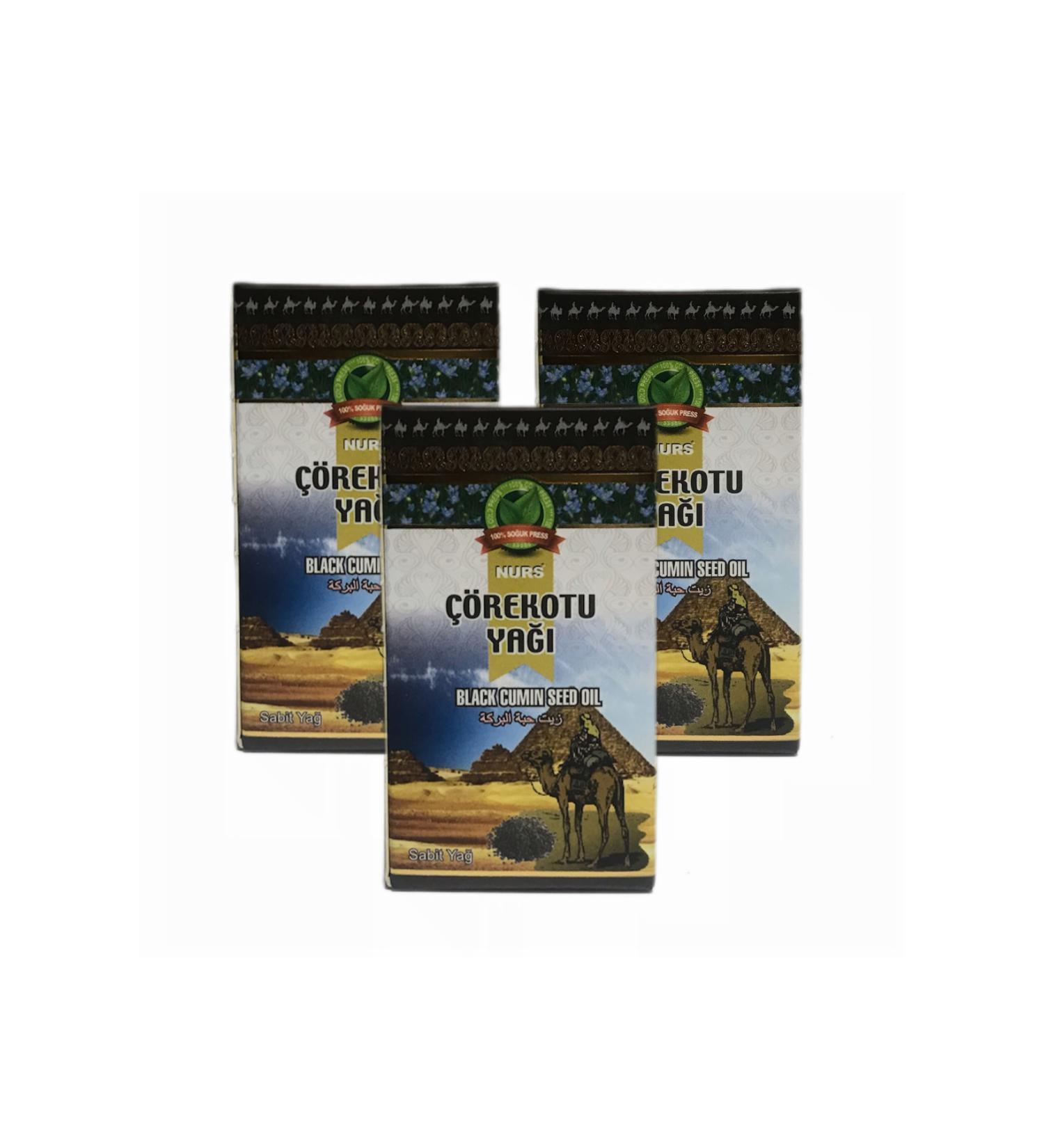 Nurs Black Cumin Oil 50 Ml - 3 Pieces