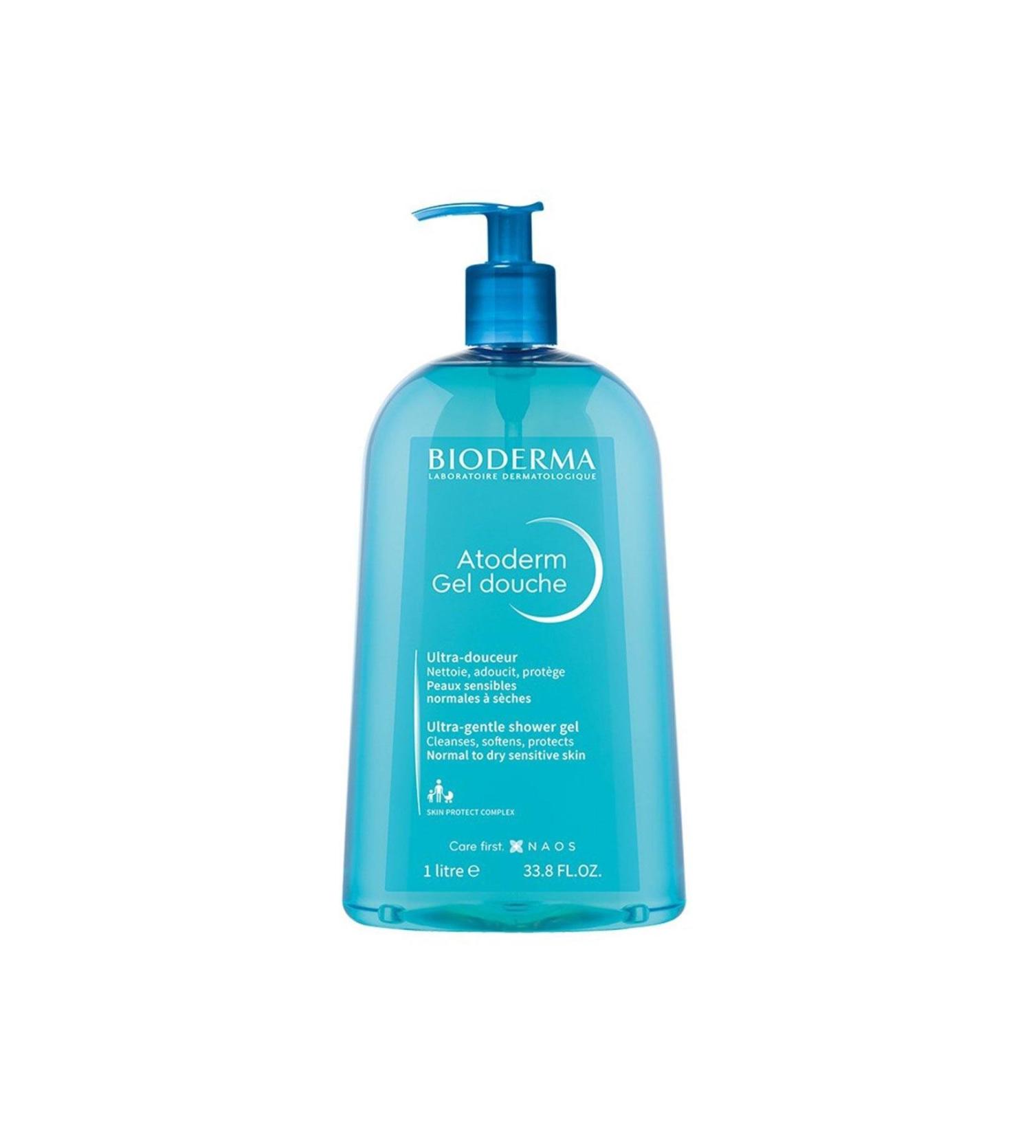 Bioderma Atoderm Shower Gel Cleansing Shower Gel for Very Dry and Sensitive Skin 1lt