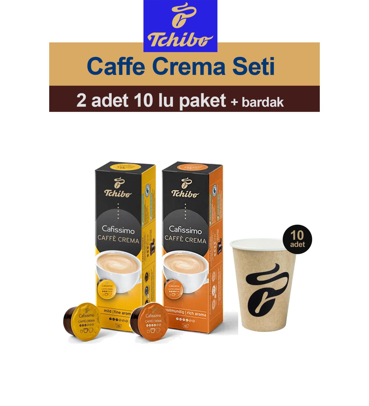 Tchibo Cafissimo Caff Crema Fine - Rich Aroma 2x10 Capsule Coffee Tchibo Cup