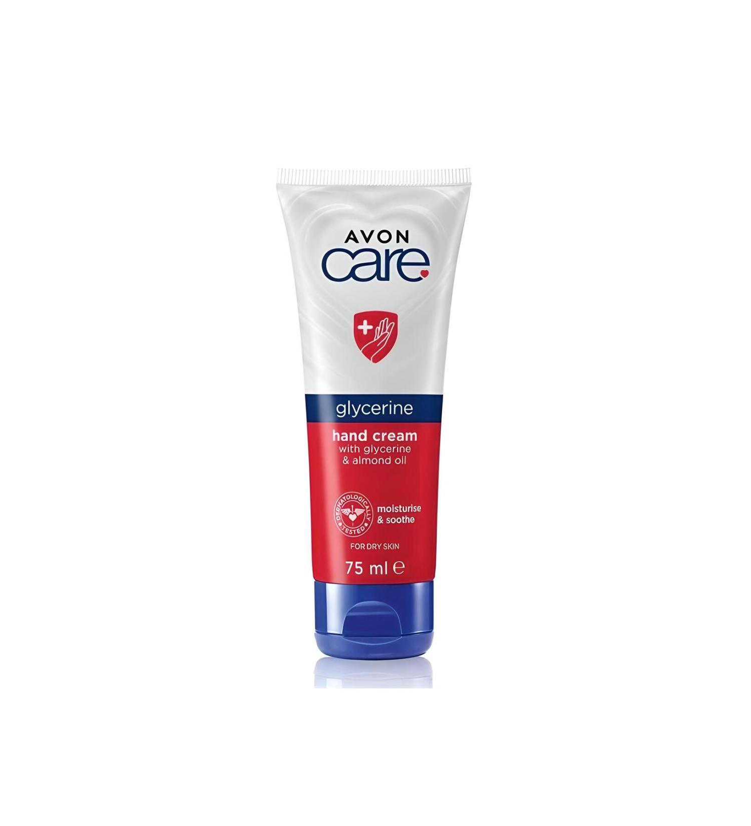 Avon Care Hand Cream with Glycerin and Almond Oil 75 Ml.