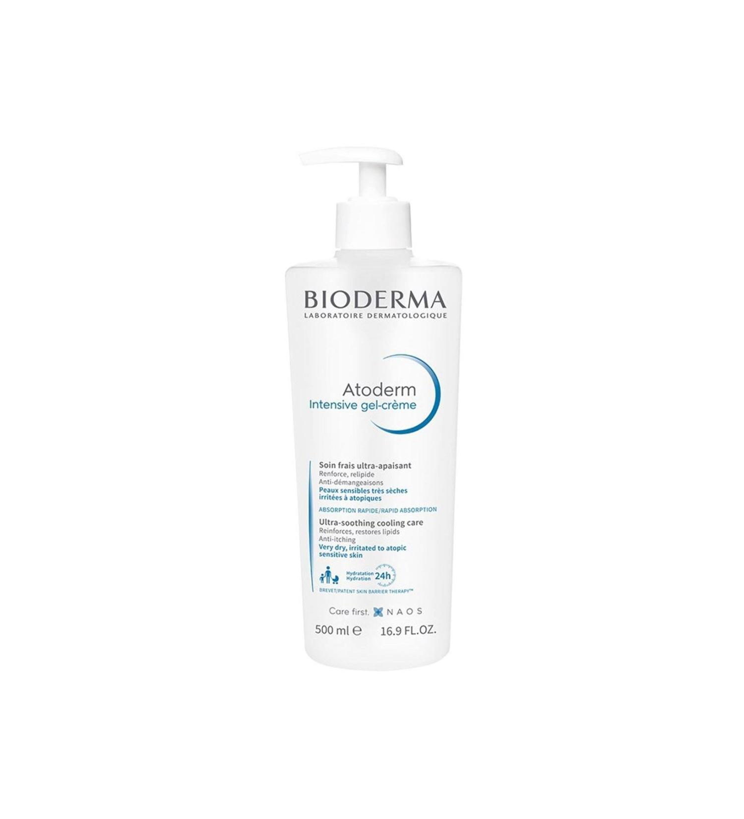 Bioderma Atoderm Intensive Gel Cream Anti-Itching Nourishing Refreshing and Moisturizing Gel Cream 500ml