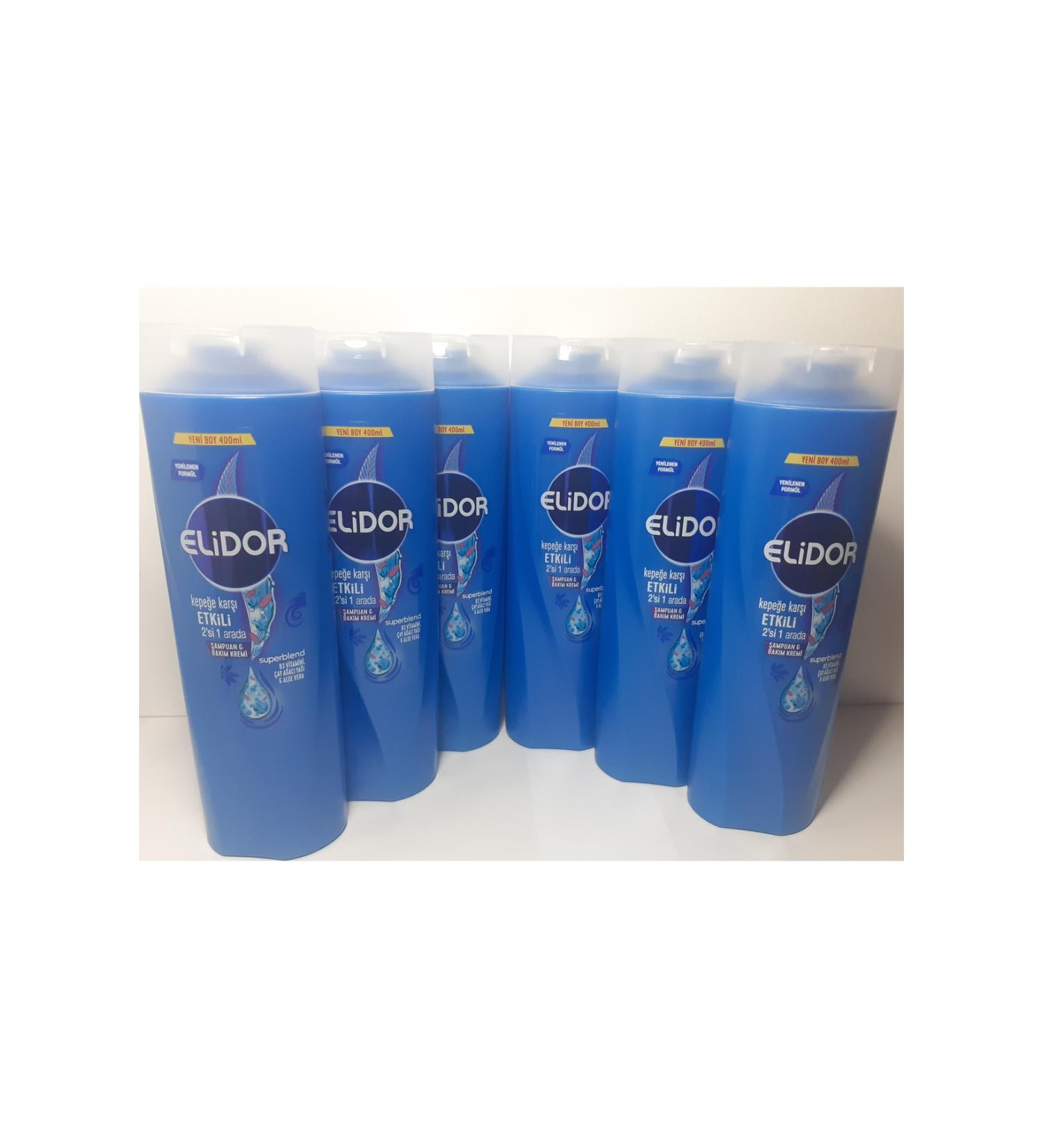 Elidor Anti-Dandruff Shampoo 2 in 1 400 ml X 6 pcs