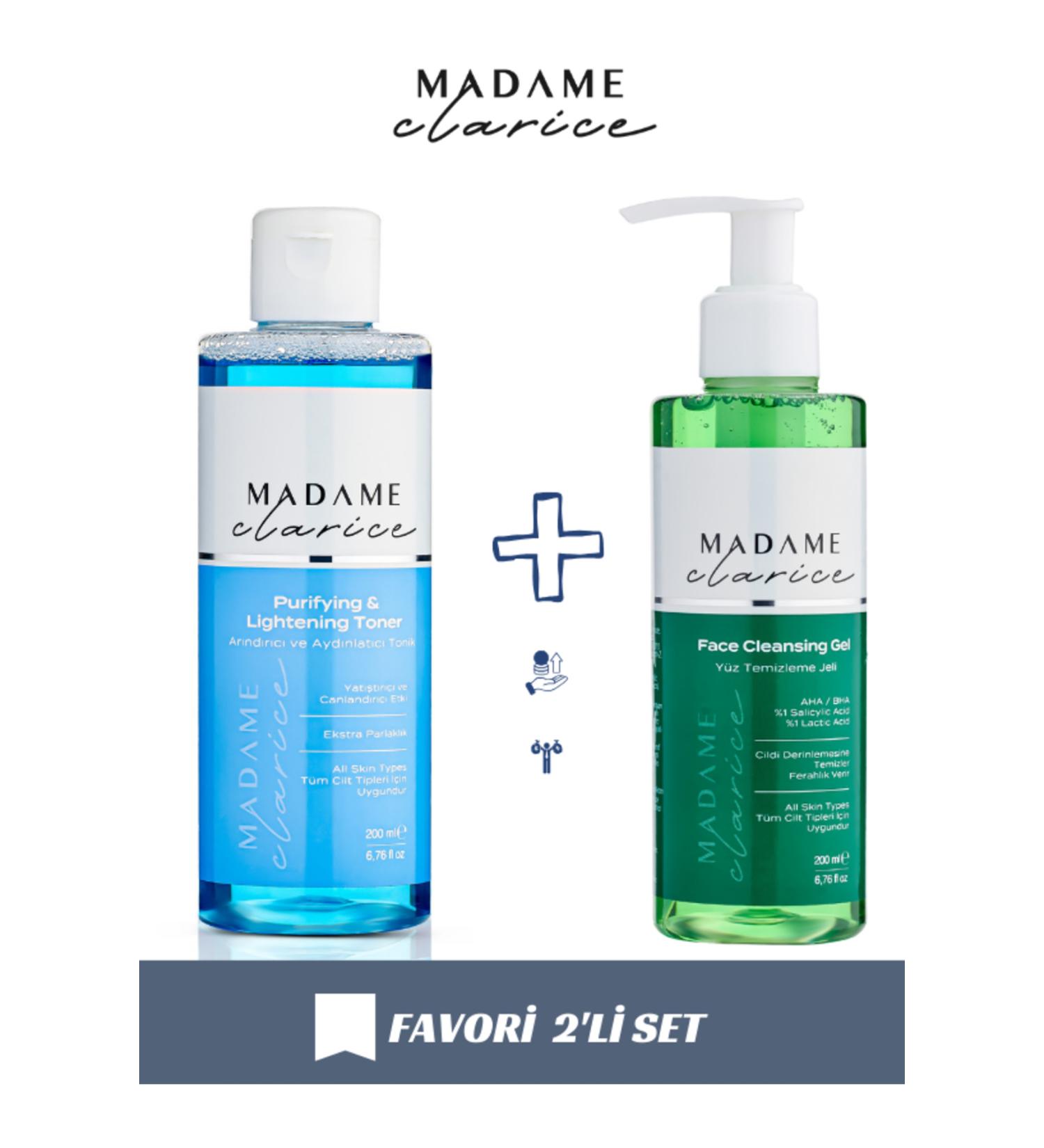 Madame Clarice Extra Brightening Tonic for All Skin Types Anti-Acne and Anti-Blackhead Facial Cleansing Gel - Buy Online on GoSupps.com