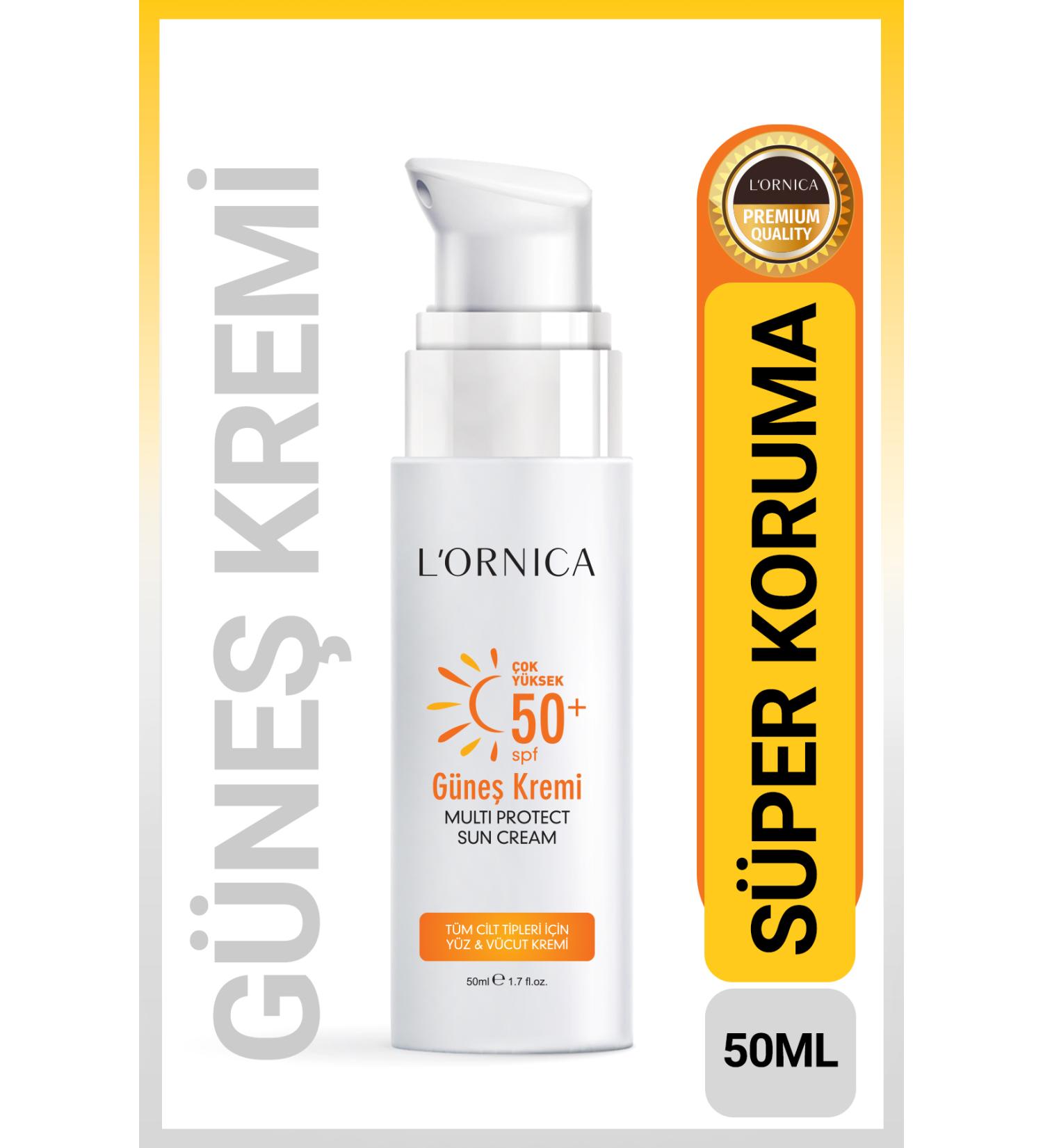 Lornica Anti-Spot Face and Body Sunscreen SPF 50 Super Protection (50ML) For All Skin Types