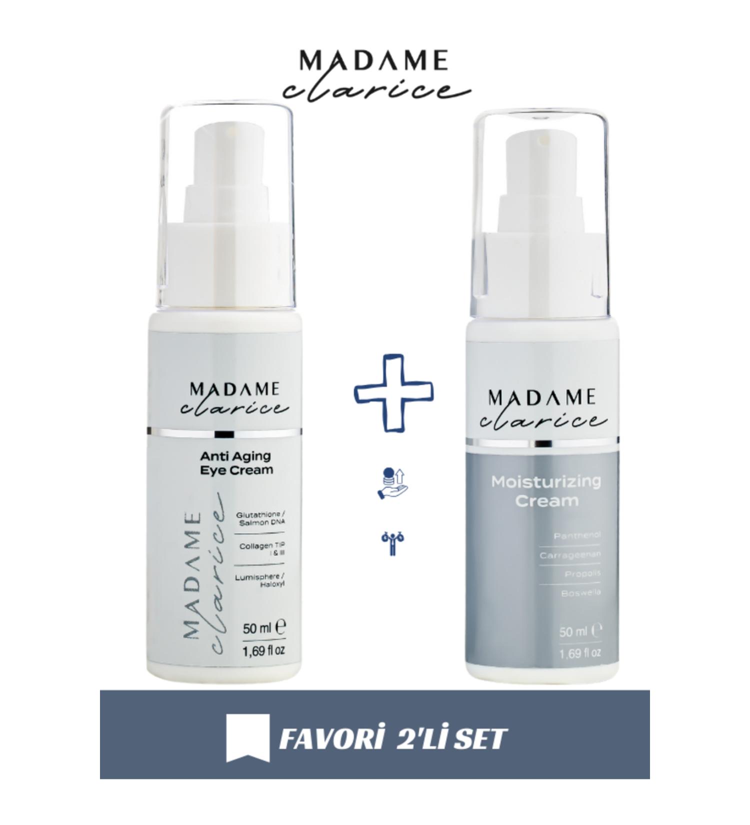 Madame Clarice Eye Contour Care Cream 50ml 24 Hour Effective Daily Intensive Moisturizer - Buy Online on GoSupps.com