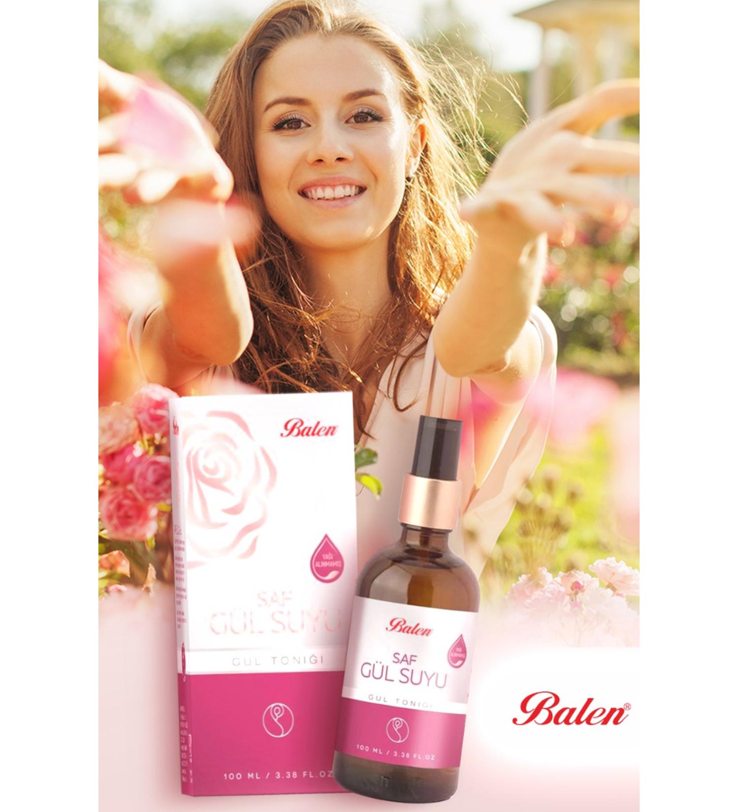 Balen Pure Rose Water 100 Ml - Buy Online on GoSupps.com
