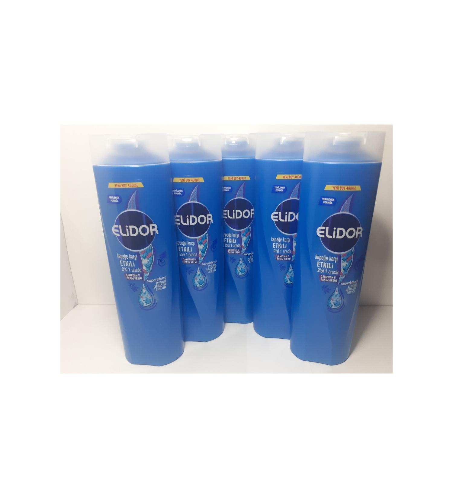 Elidor Anti-Dandruff Shampoo 2 in 1 400 ml x 5 pieces