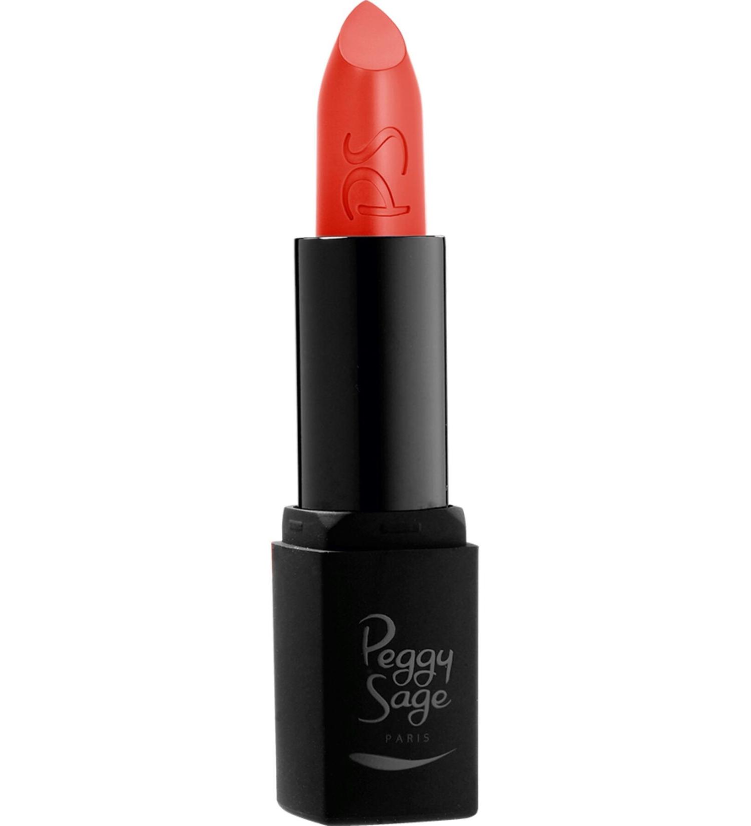 peggy sage Lipstick Shiny lips bright red 3 8g