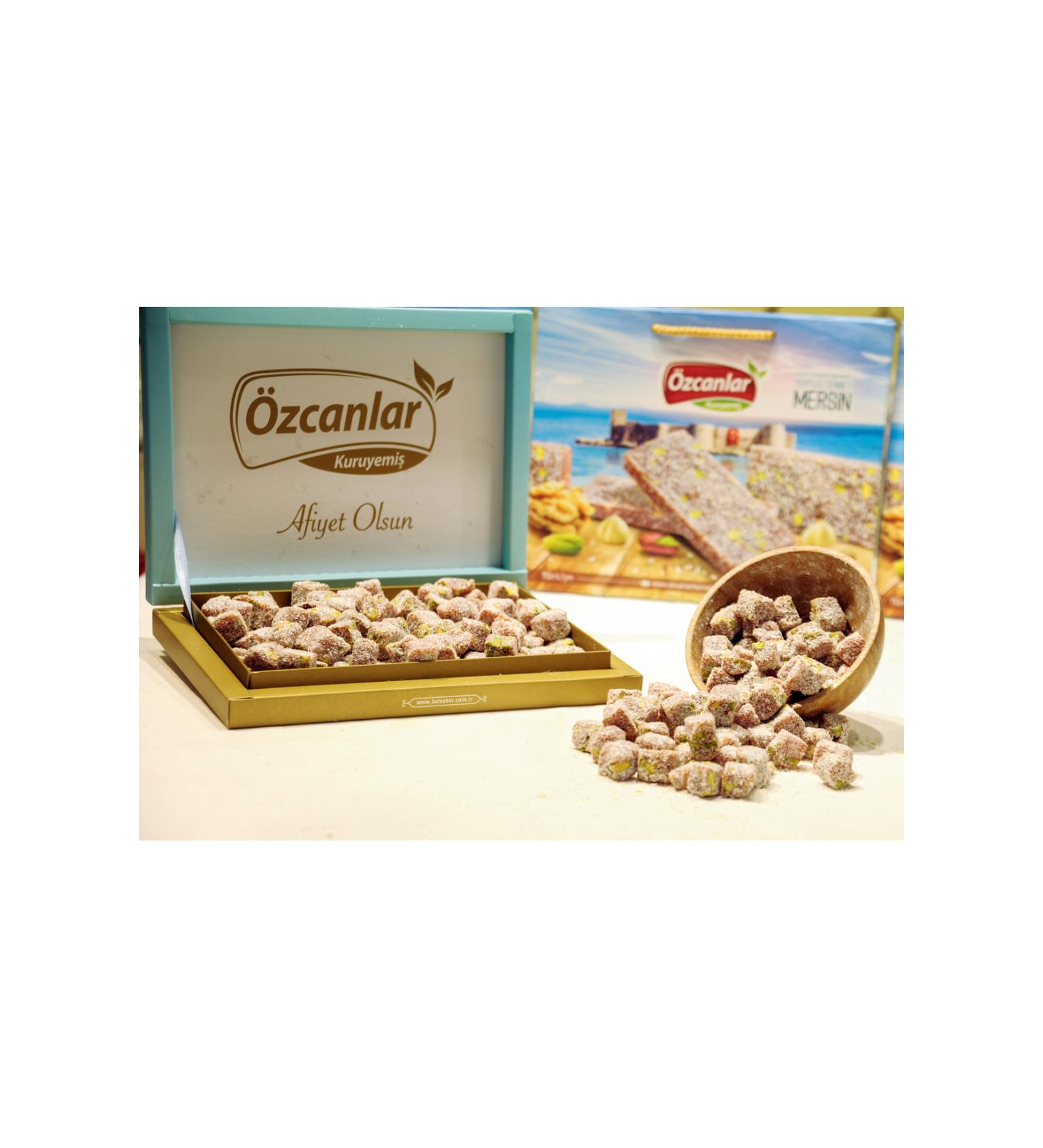 Ozcanlar Dried Nuts Pistachio Mersin Cube Cezerye 500g - Buy Online on GoSupps.com