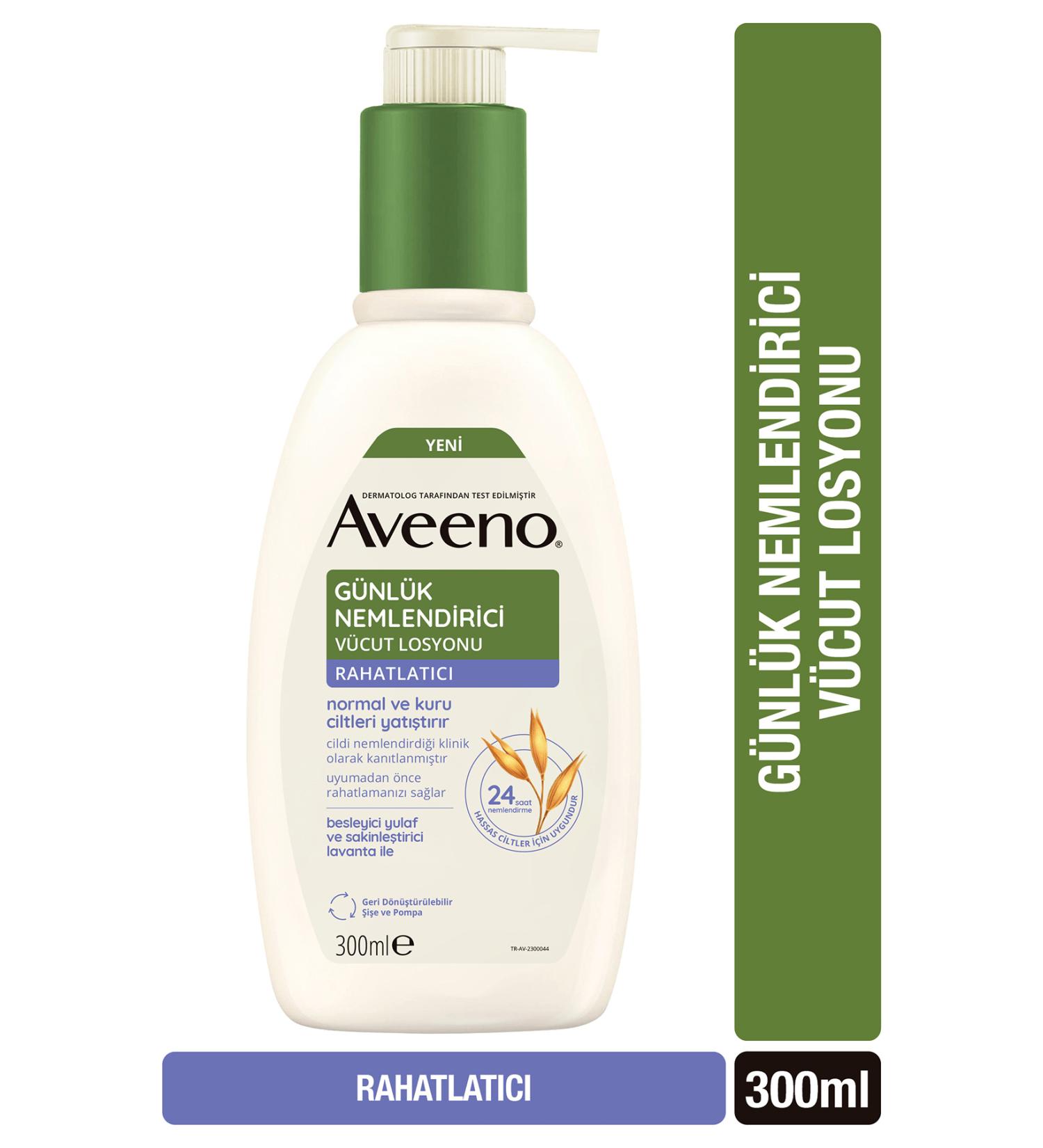 AVEENO Daily Body Lotion Soothing and Moisturizing for Dry and Normal Skin 300 ml - Buy Online on GoSupps.com