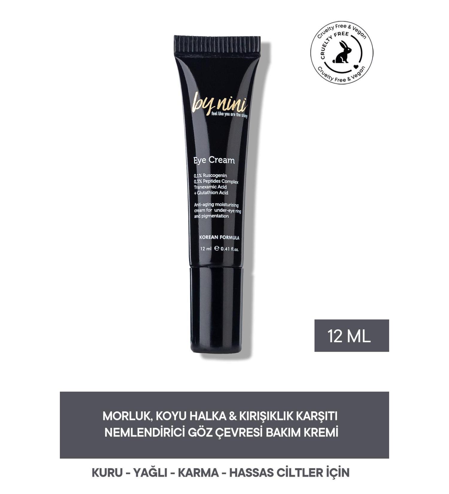 By Nini Tranexamic Acid+Glutathione Anti-Dark Circle Brightening Eye Contour Cream 12 ML - Buy Online on GoSupps.com