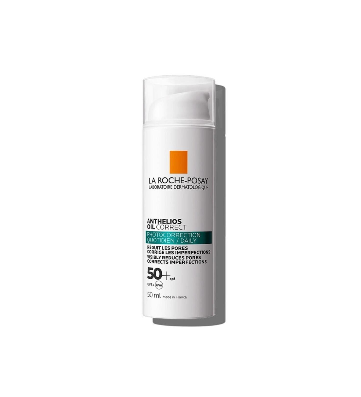 La Roche Posay Anthelios Oil Correct - Breathable Anti-Aging SPF50+ Sun Cream with Vitamin B3 50 ml