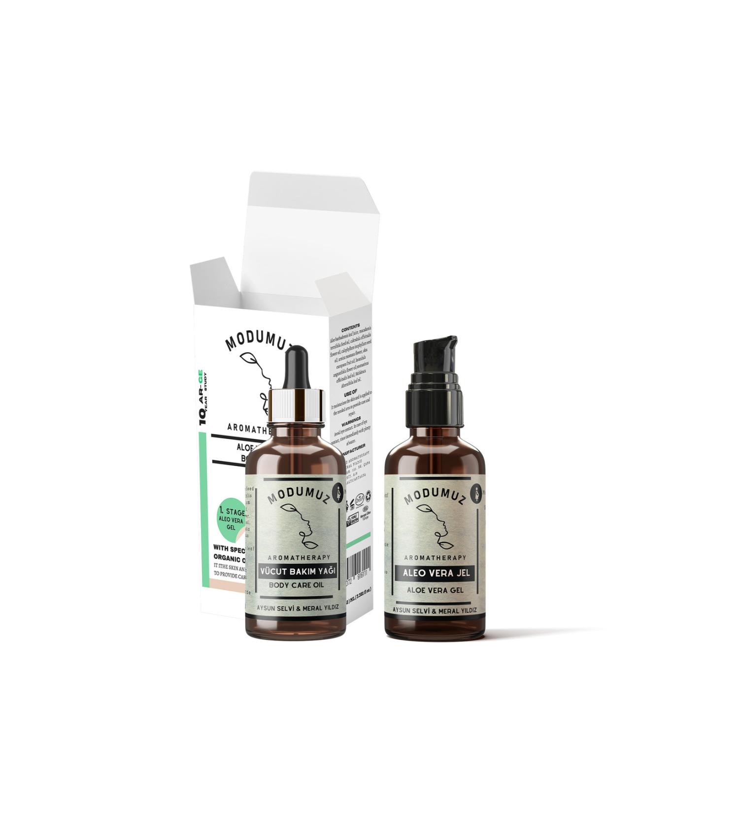 Our Mode Aromatherapy Aloe Vera Gel & Body Care Oil - Buy Online on GoSupps.com